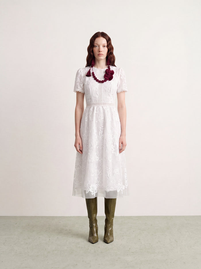 Ivory Dentelle Jardin Dress