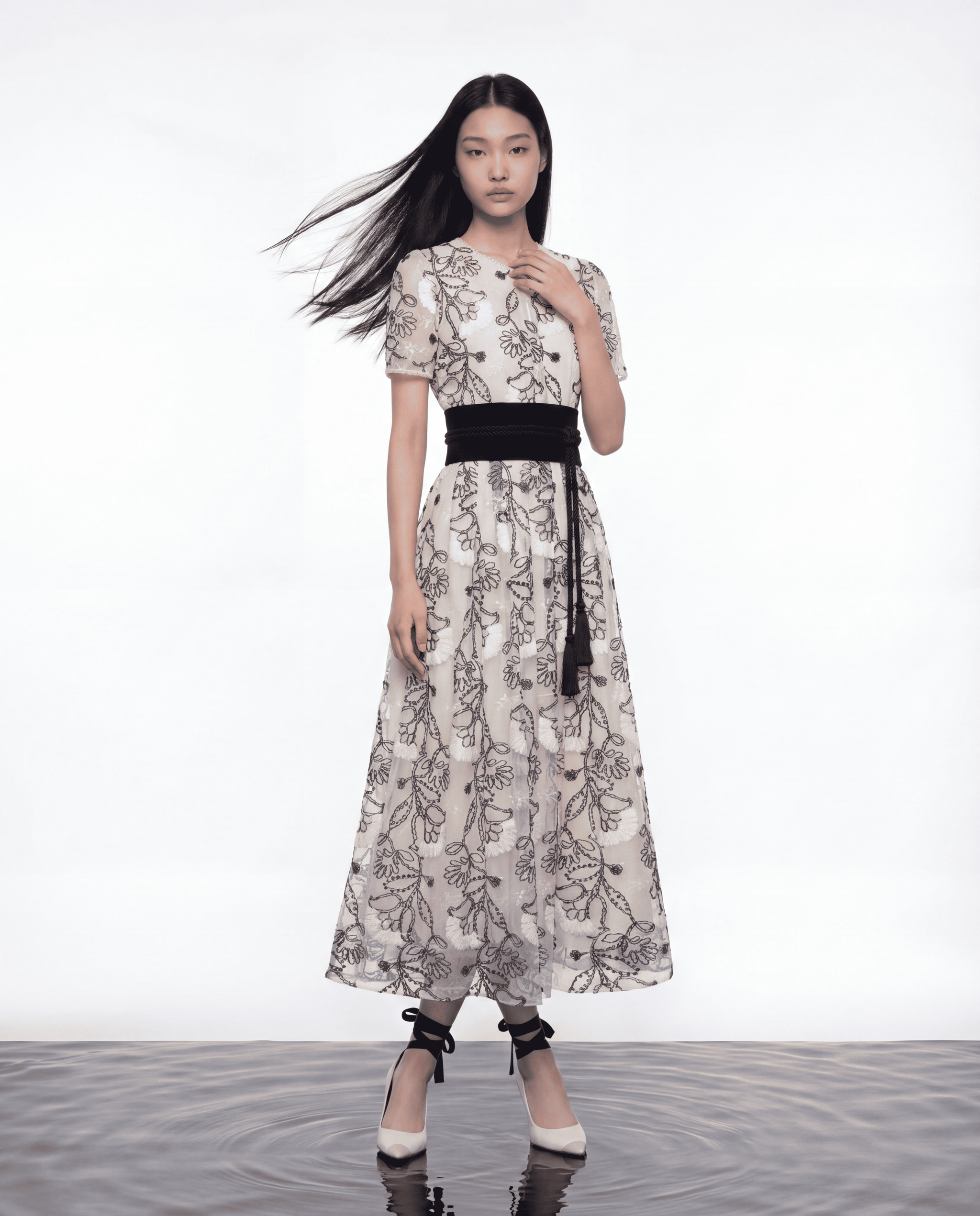 Peony Noir Dress