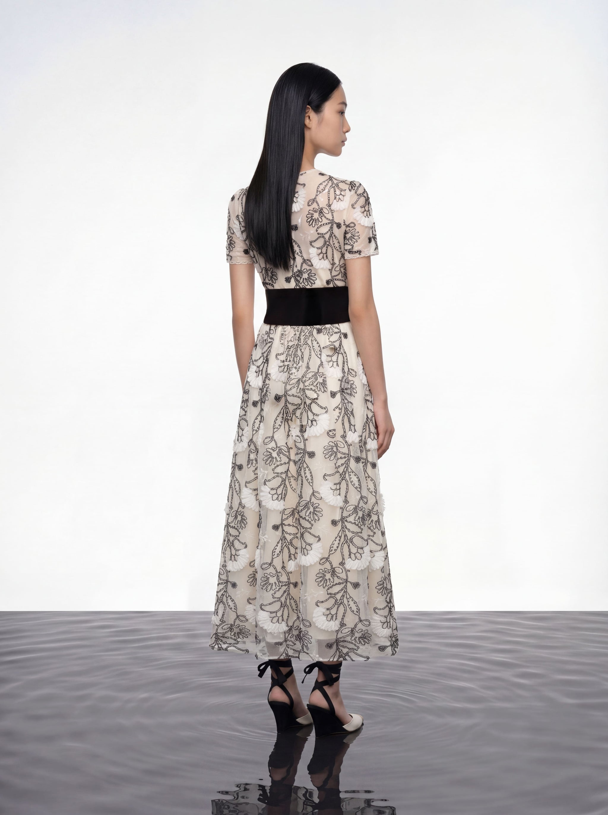 Peony Noir Dress