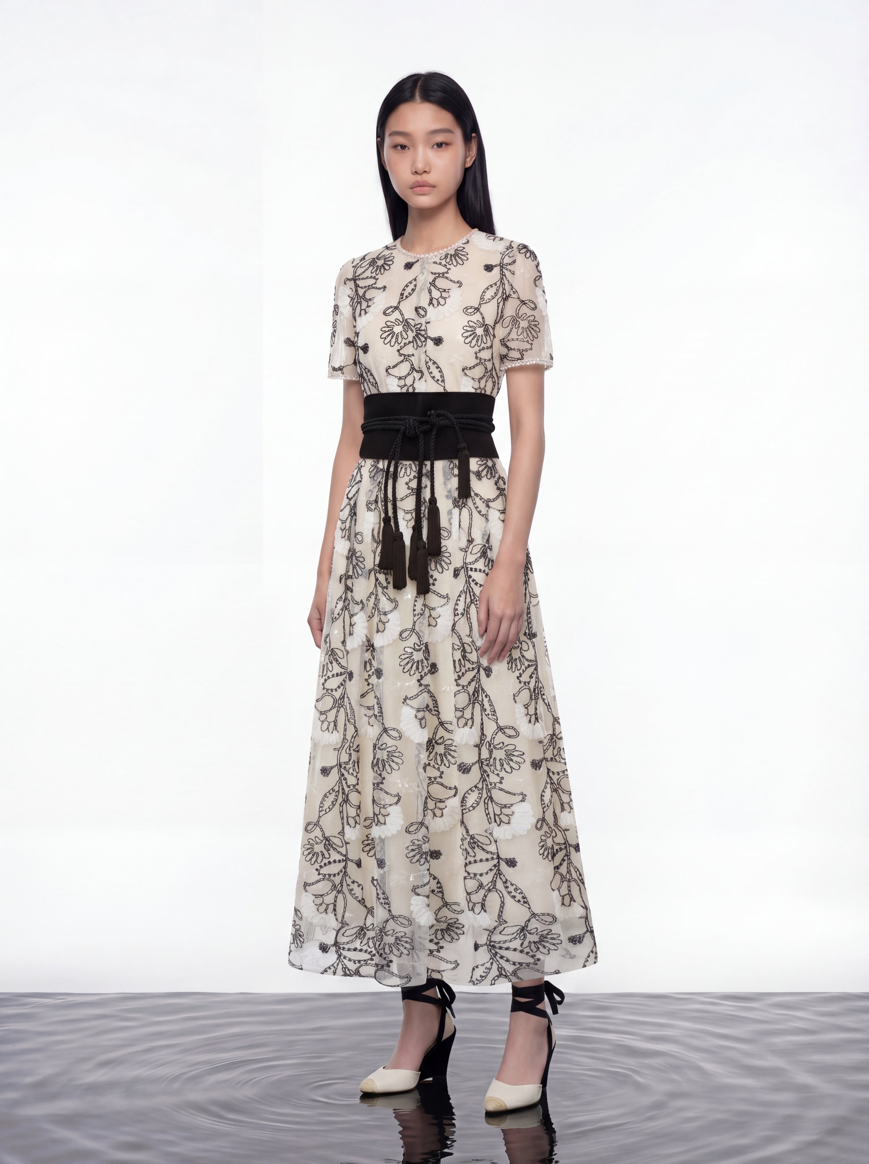 Peony Noir Dress
