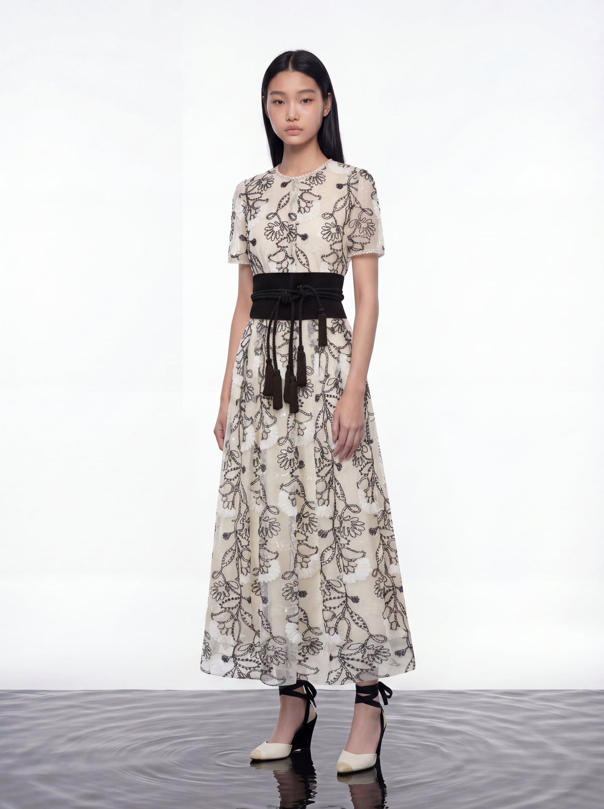 Peony Noir Dress