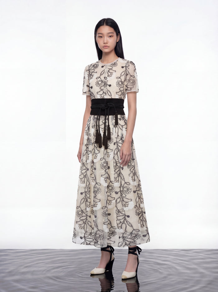 Peony Noir Dress