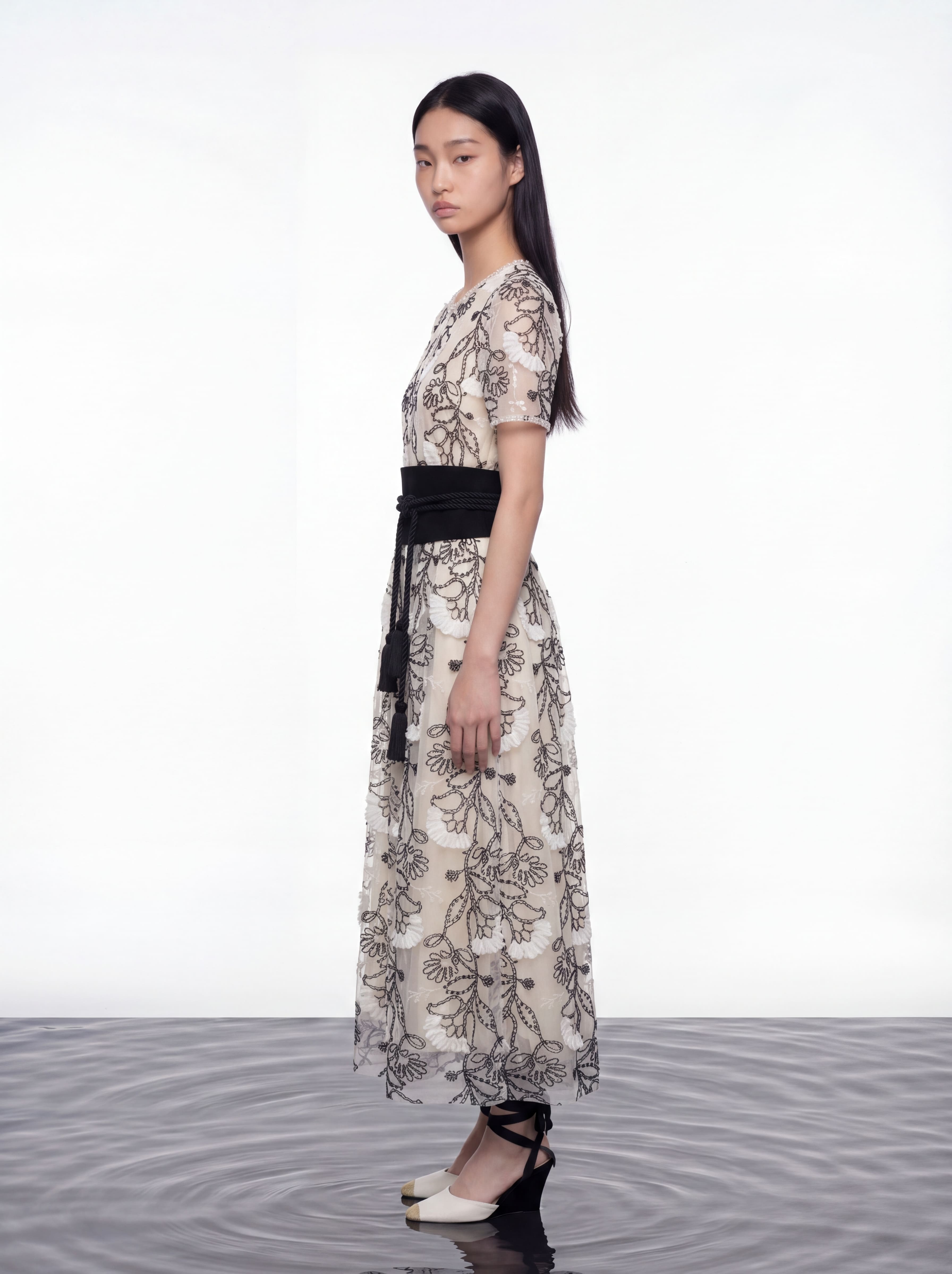Peony Noir Dress