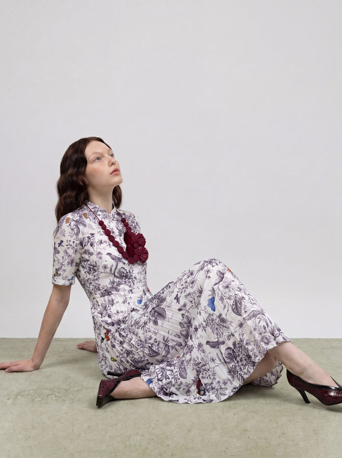 Bluejay Garden Print Dress