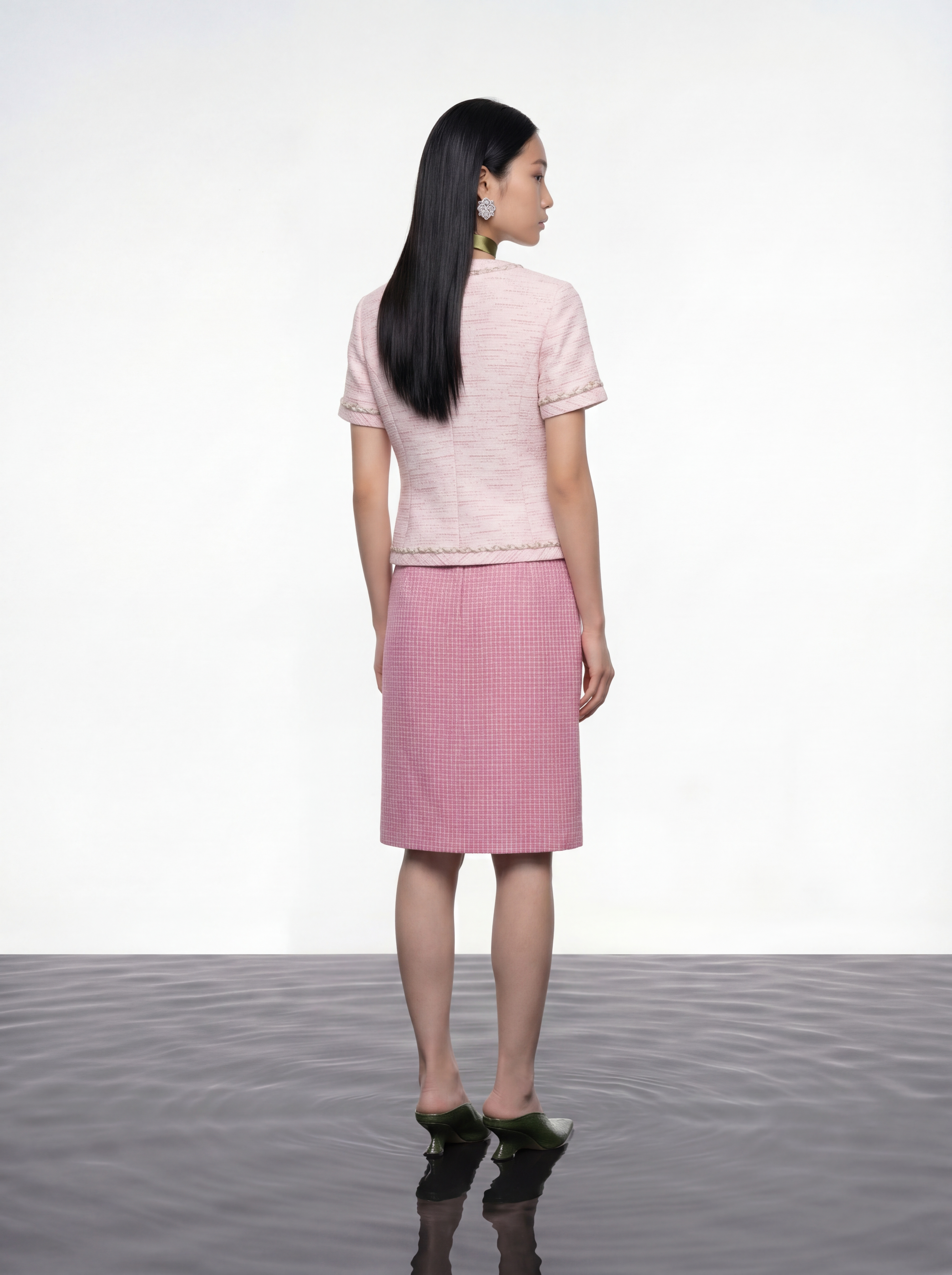 Rose Parisian Tweed Jacket