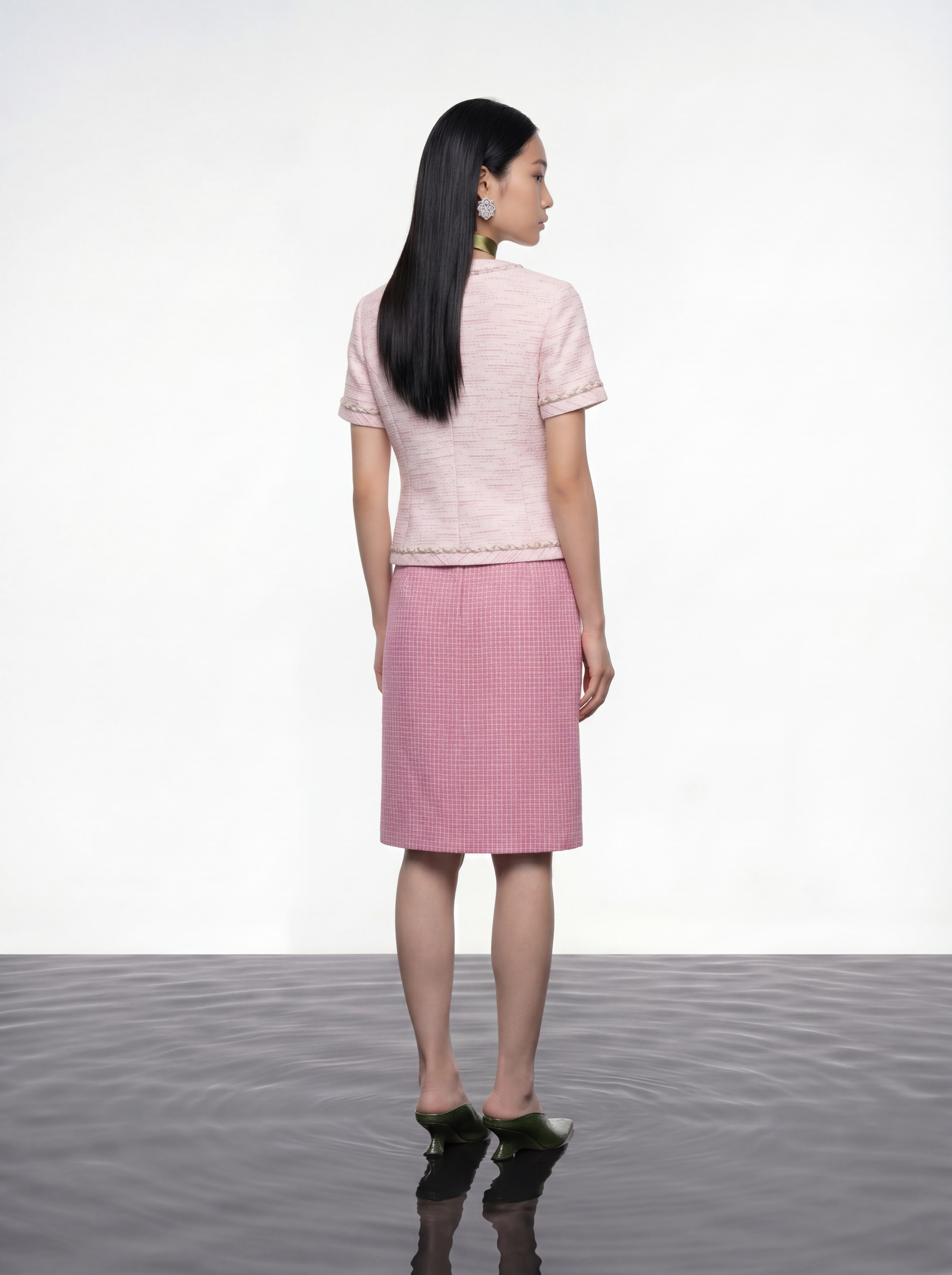 Rose Parisian Tweed Jacket