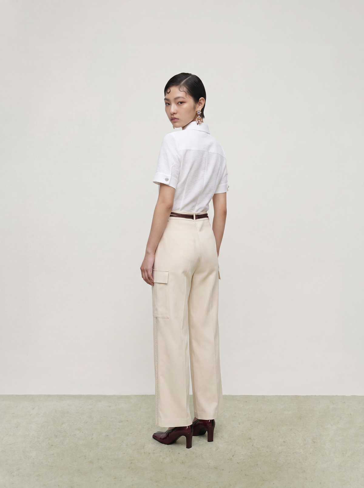 Chroma Blossom Brodé Blouse