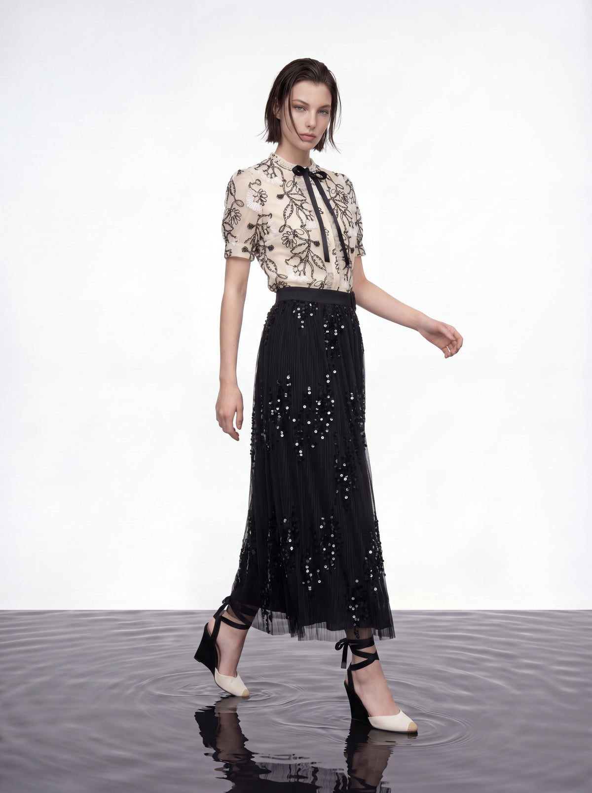 Floral Victorian Boho Blouse