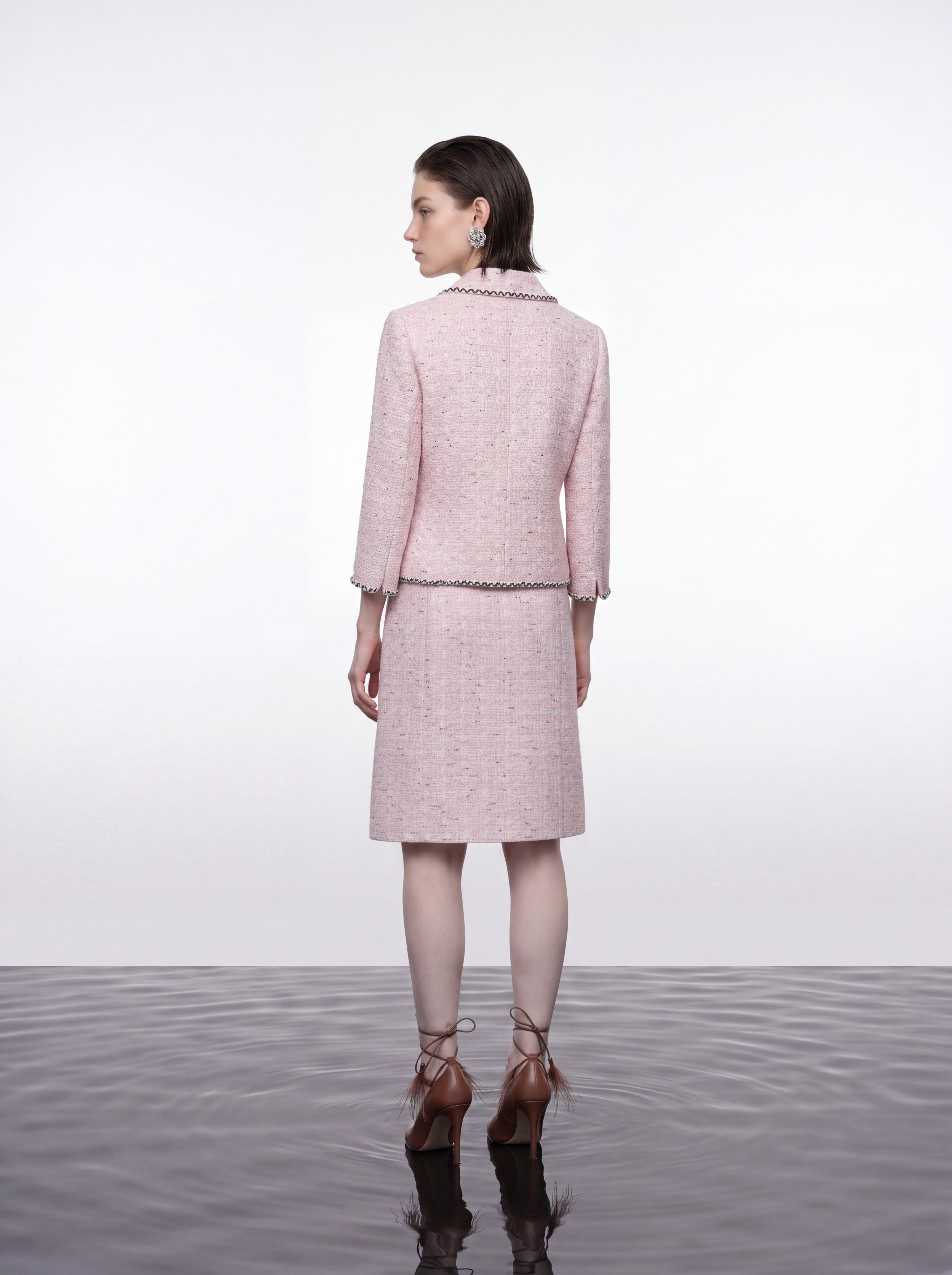 Rose Pearl Tweed Jacket