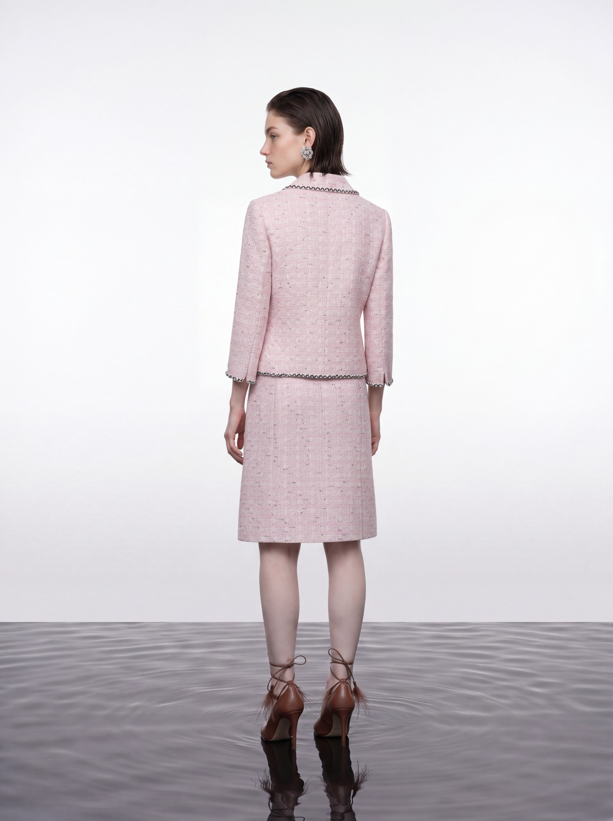 Rose Pearl Tweed Jacket