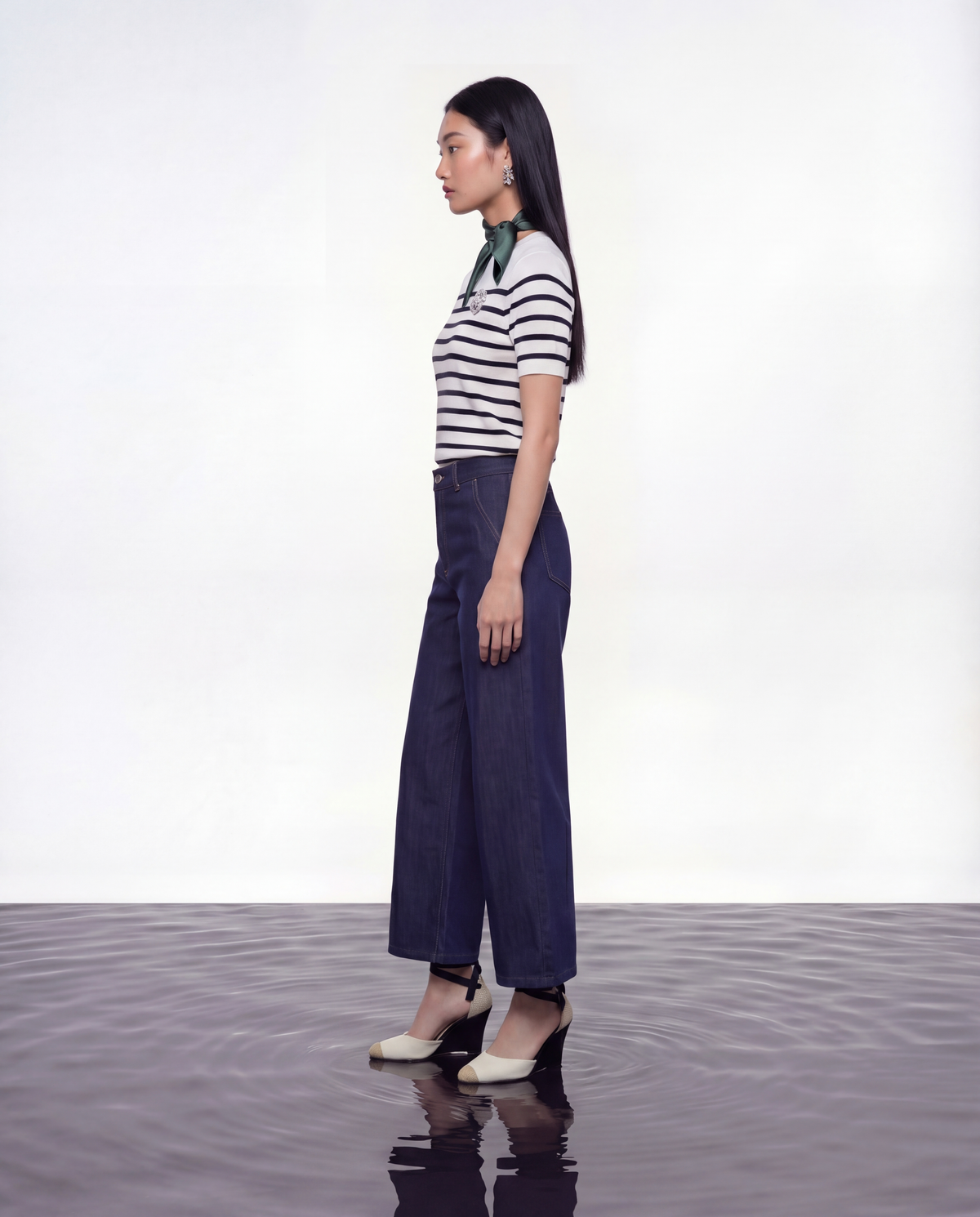 Nautical Striped Knit Top