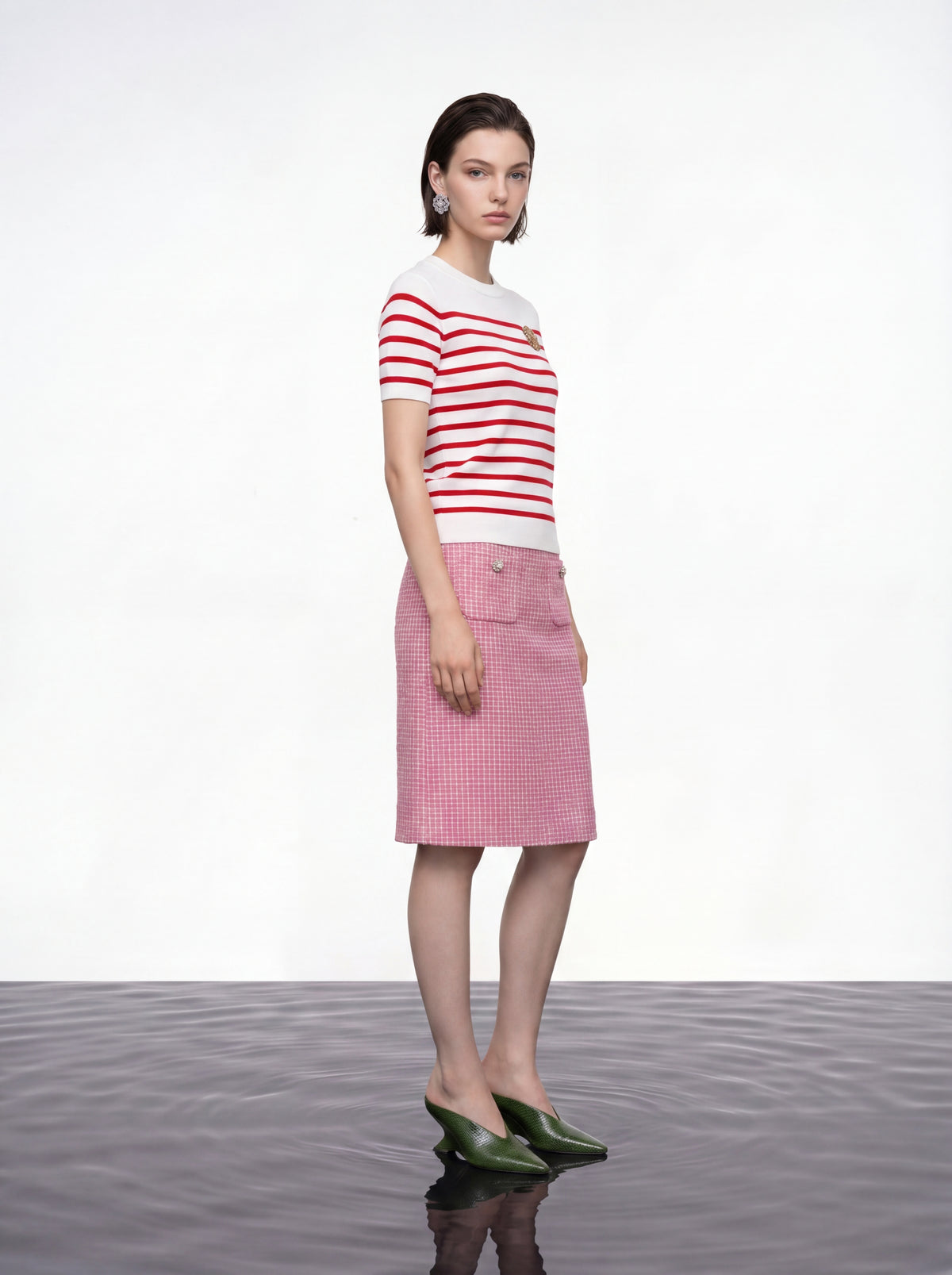 Nautical Striped Knit Top