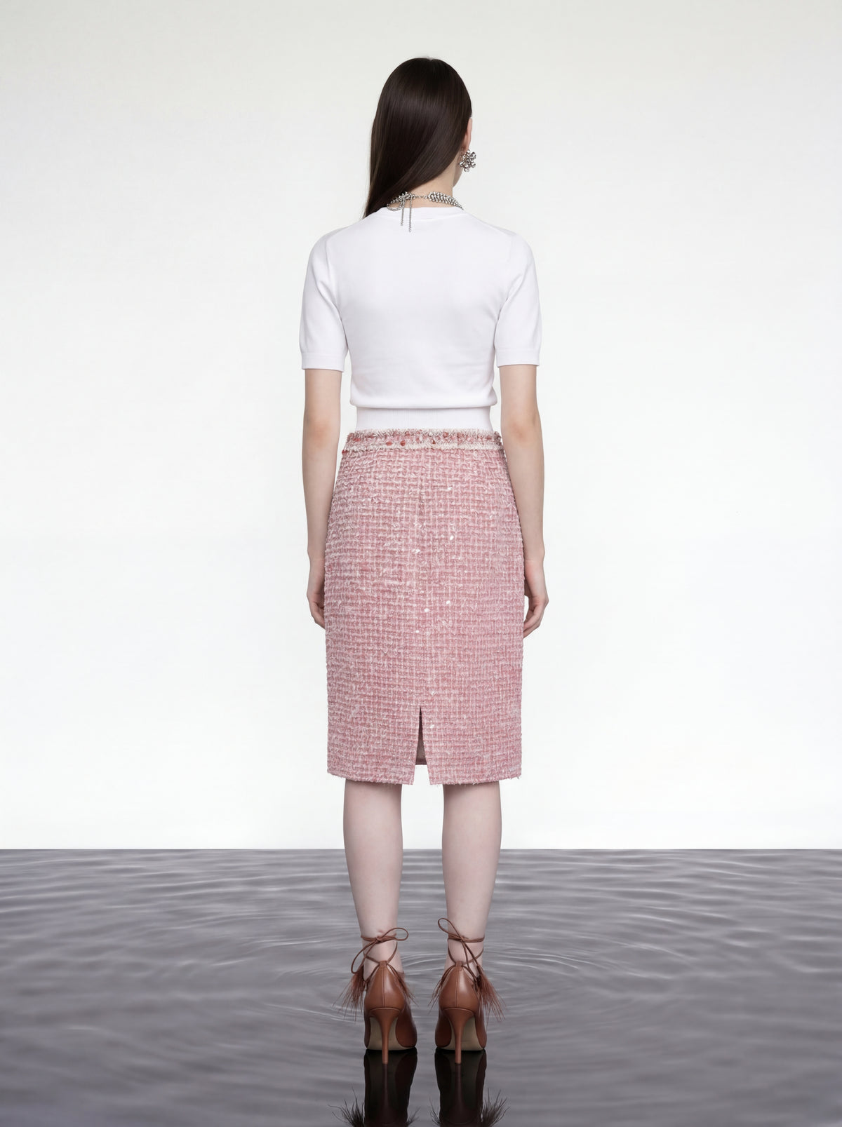 Enchanté Rose Knit Top