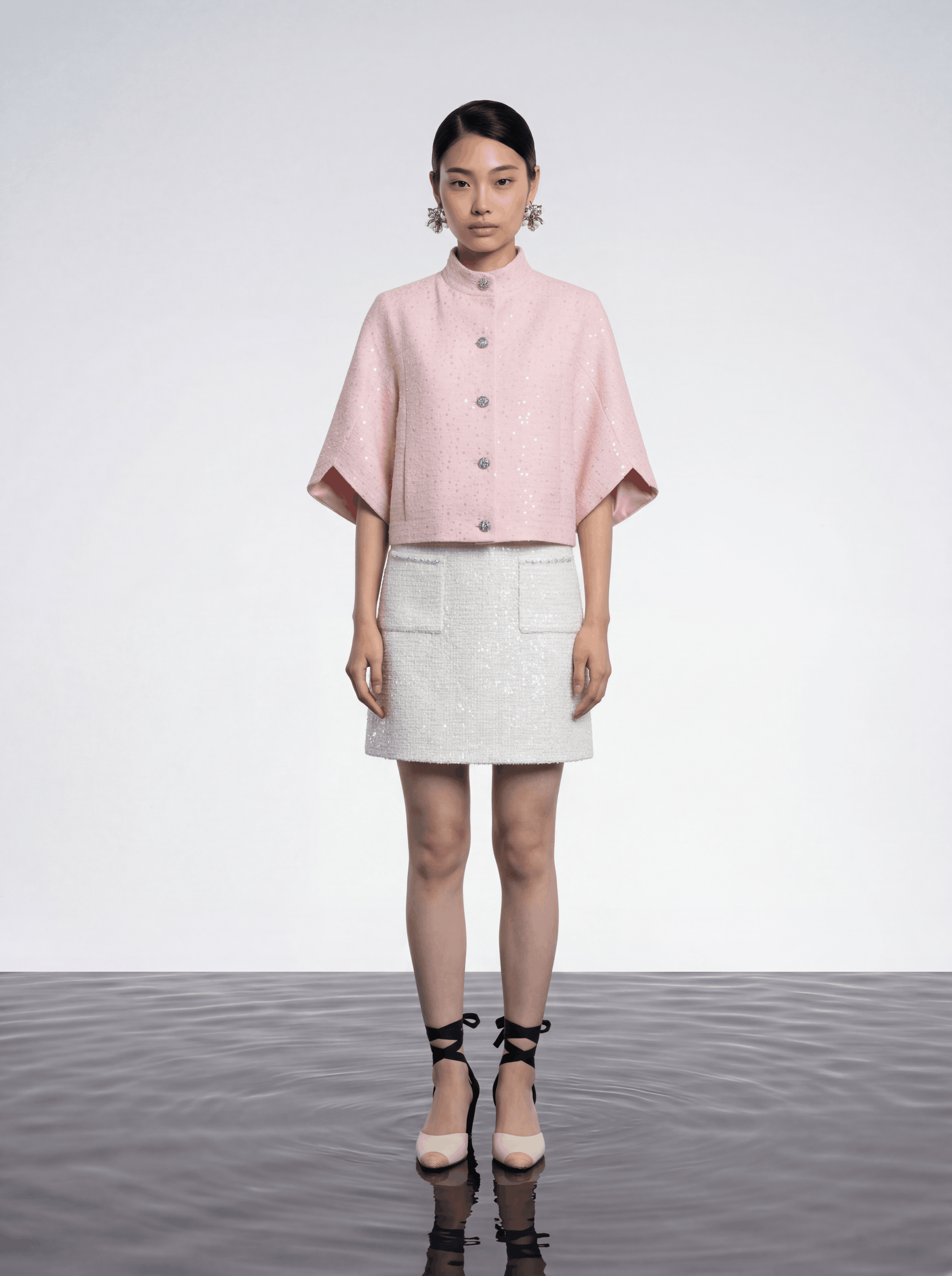 Rose Éclat Sequined Jacket