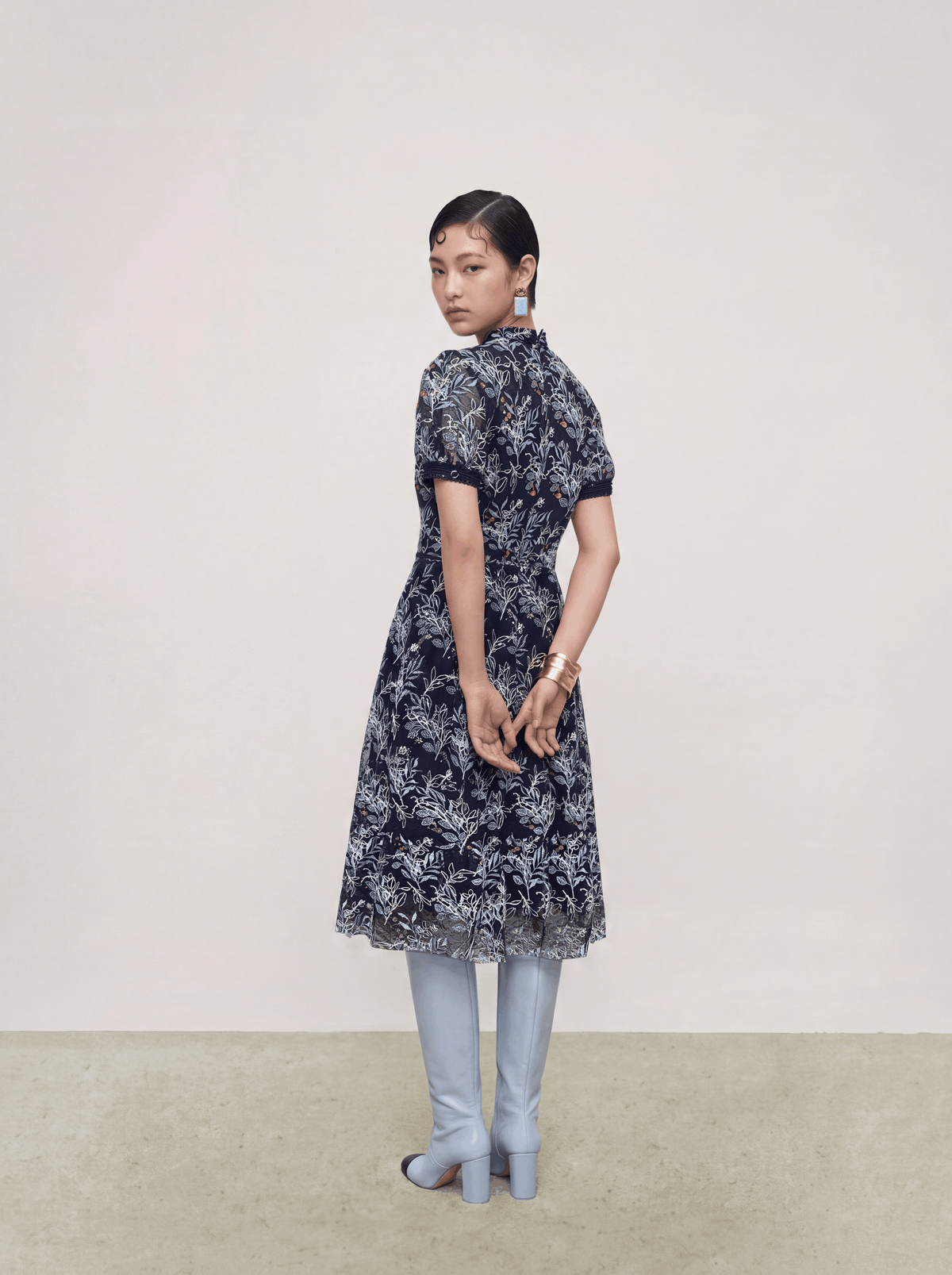 Marine Florale Étoile Dress