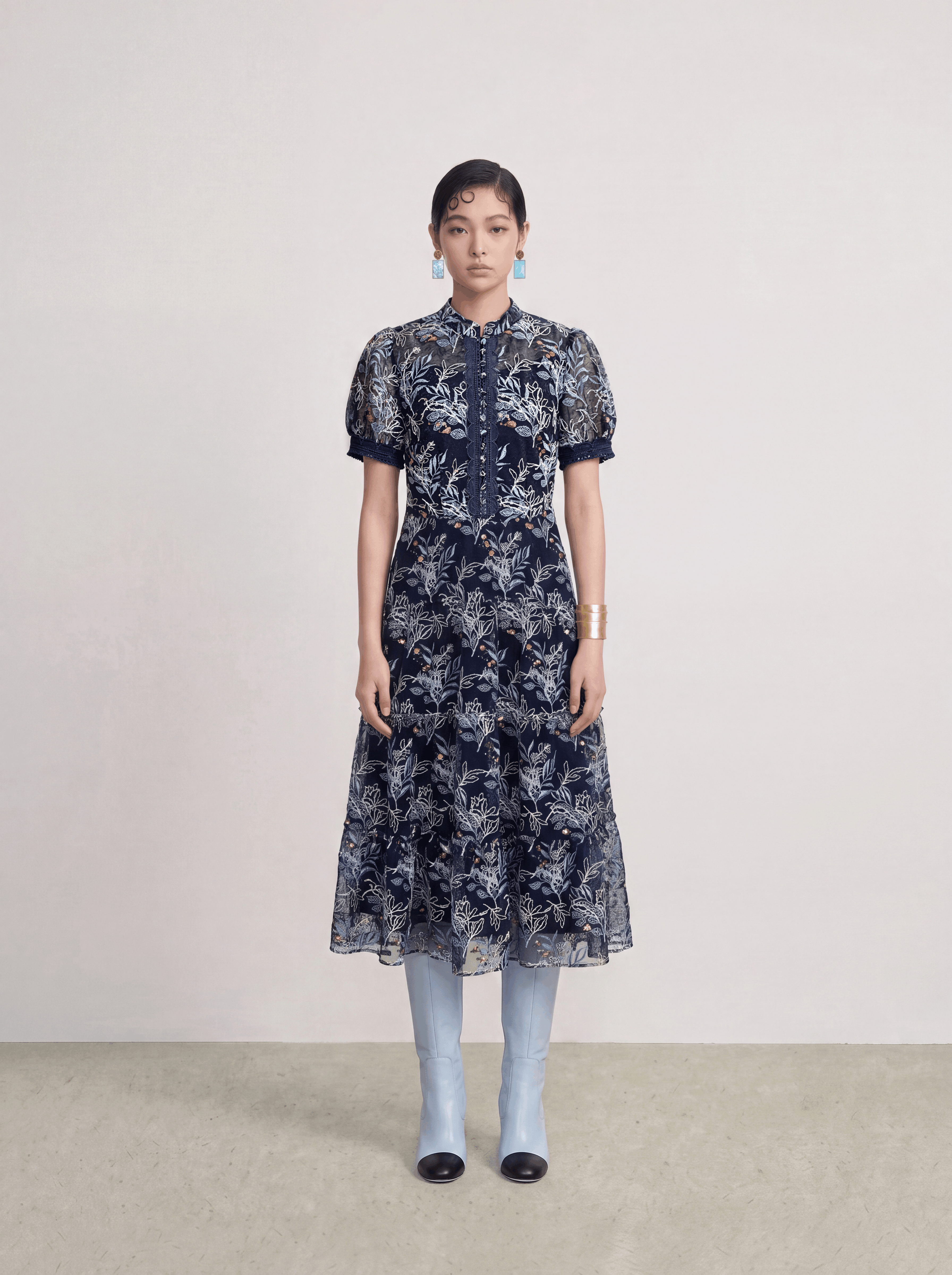 Marine Florale Étoile Dress