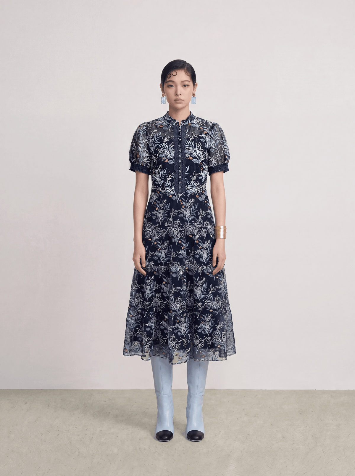 Marine Florale Étoile Dress