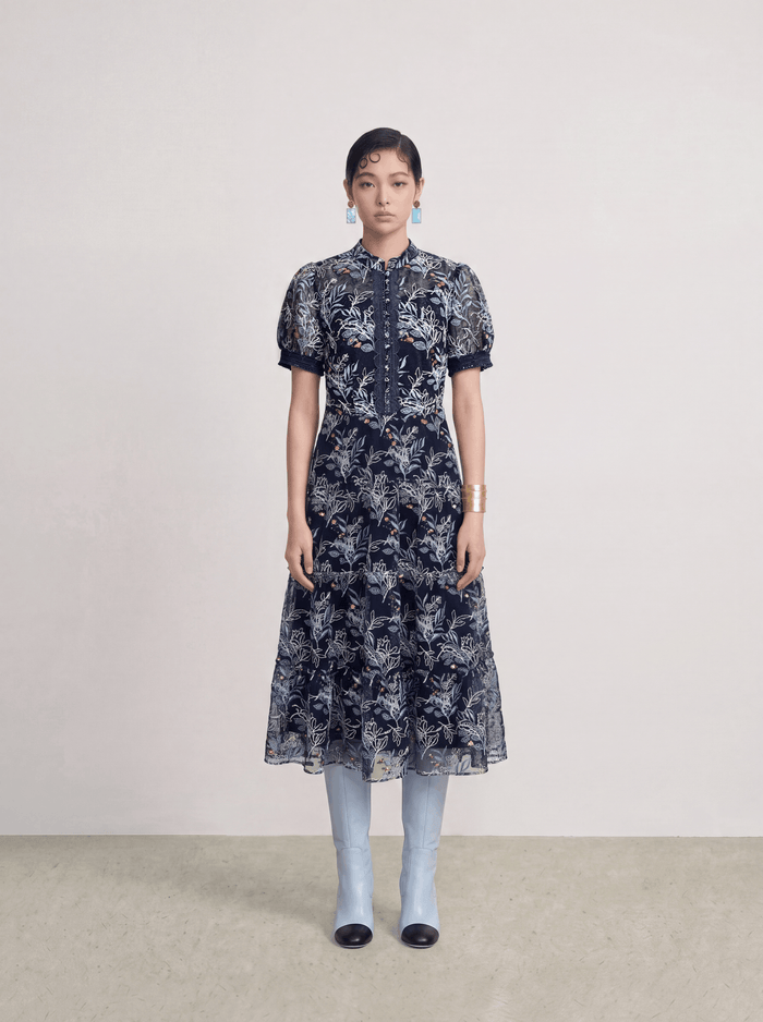Marine Florale Étoile Dress