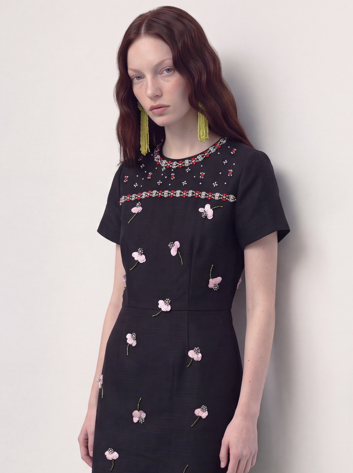 Noir Florale Harmonie Dress