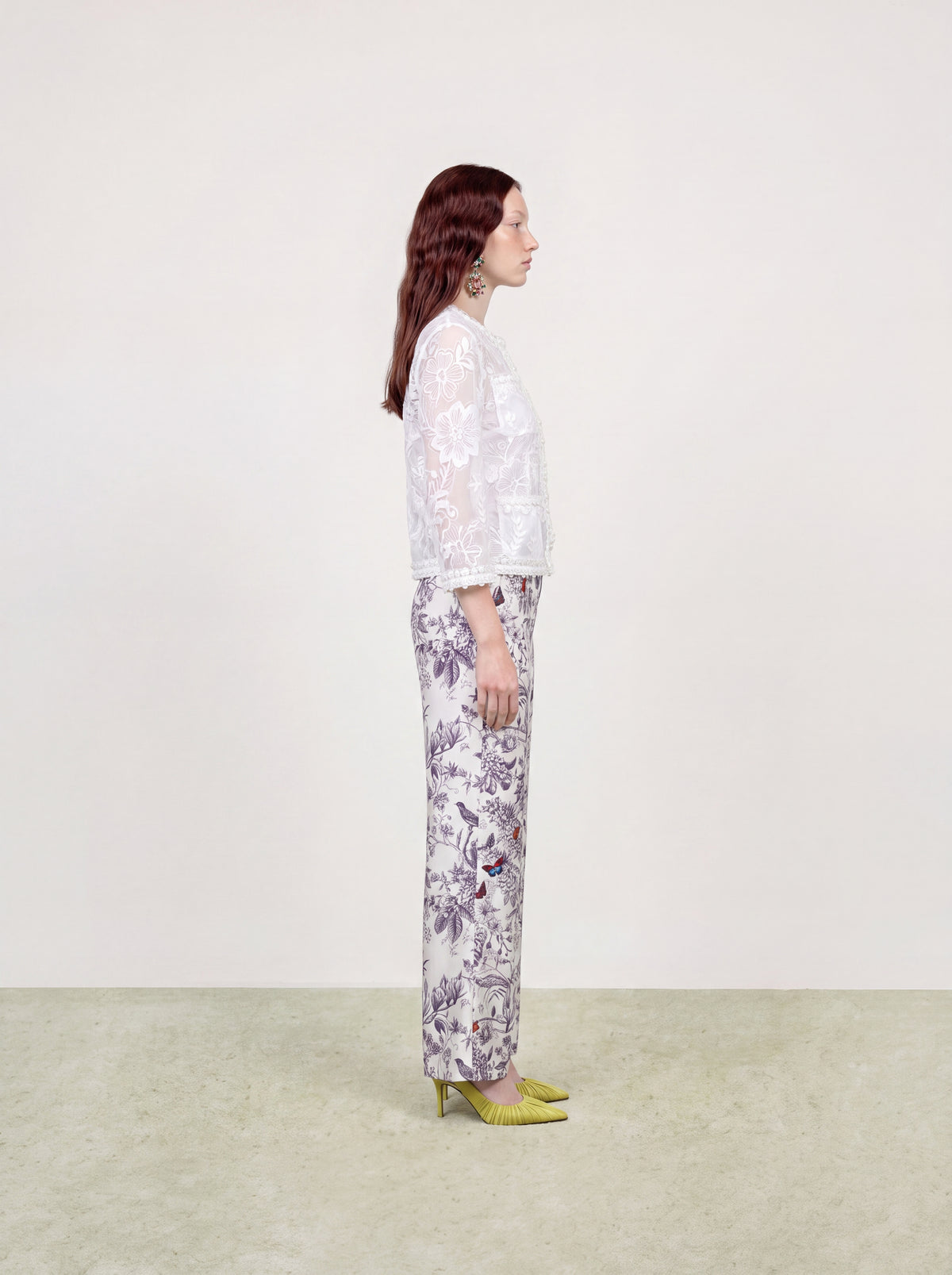 Bluejay Garden Print Pants