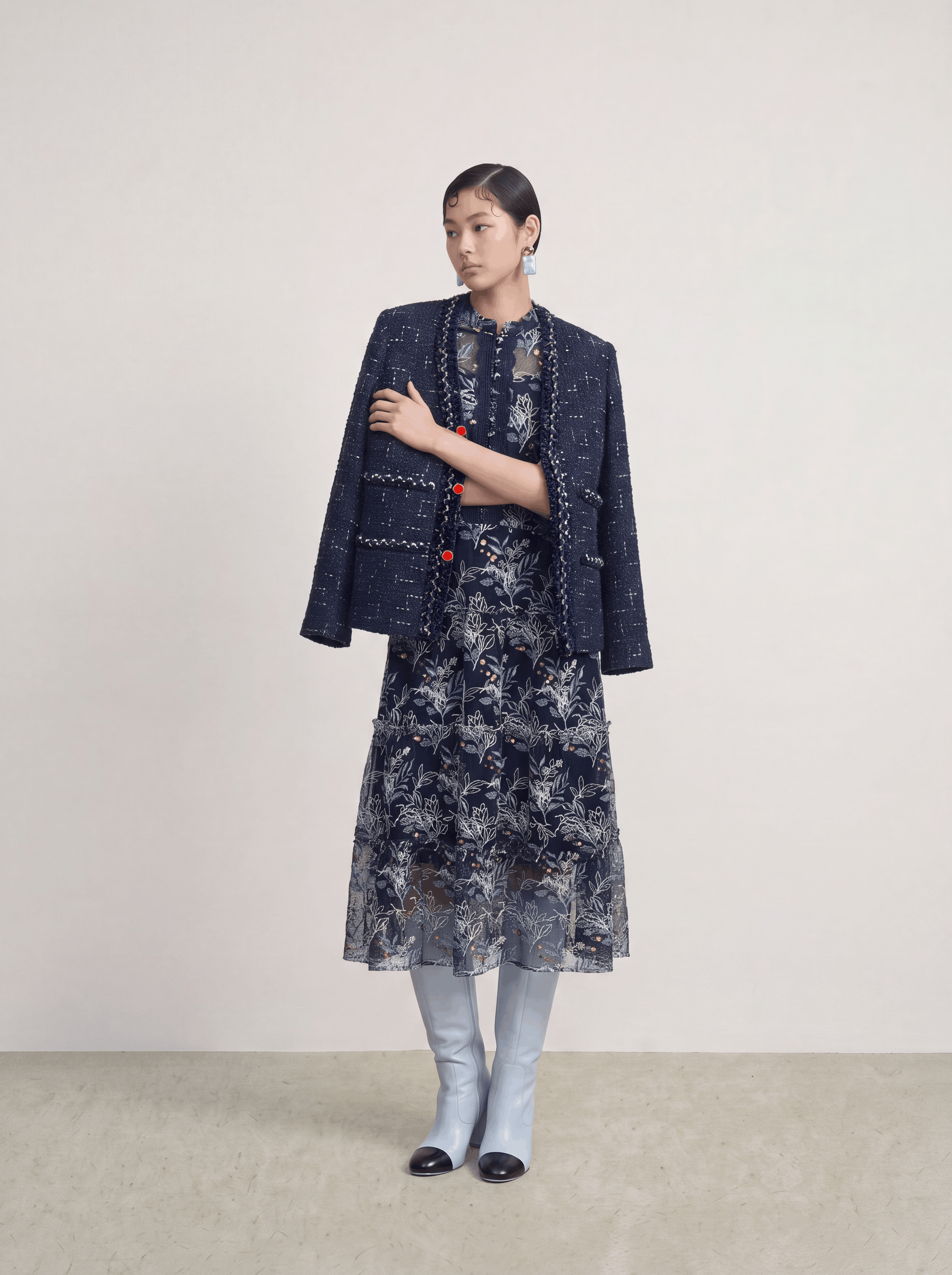Marine Majesté Tweed Jacket