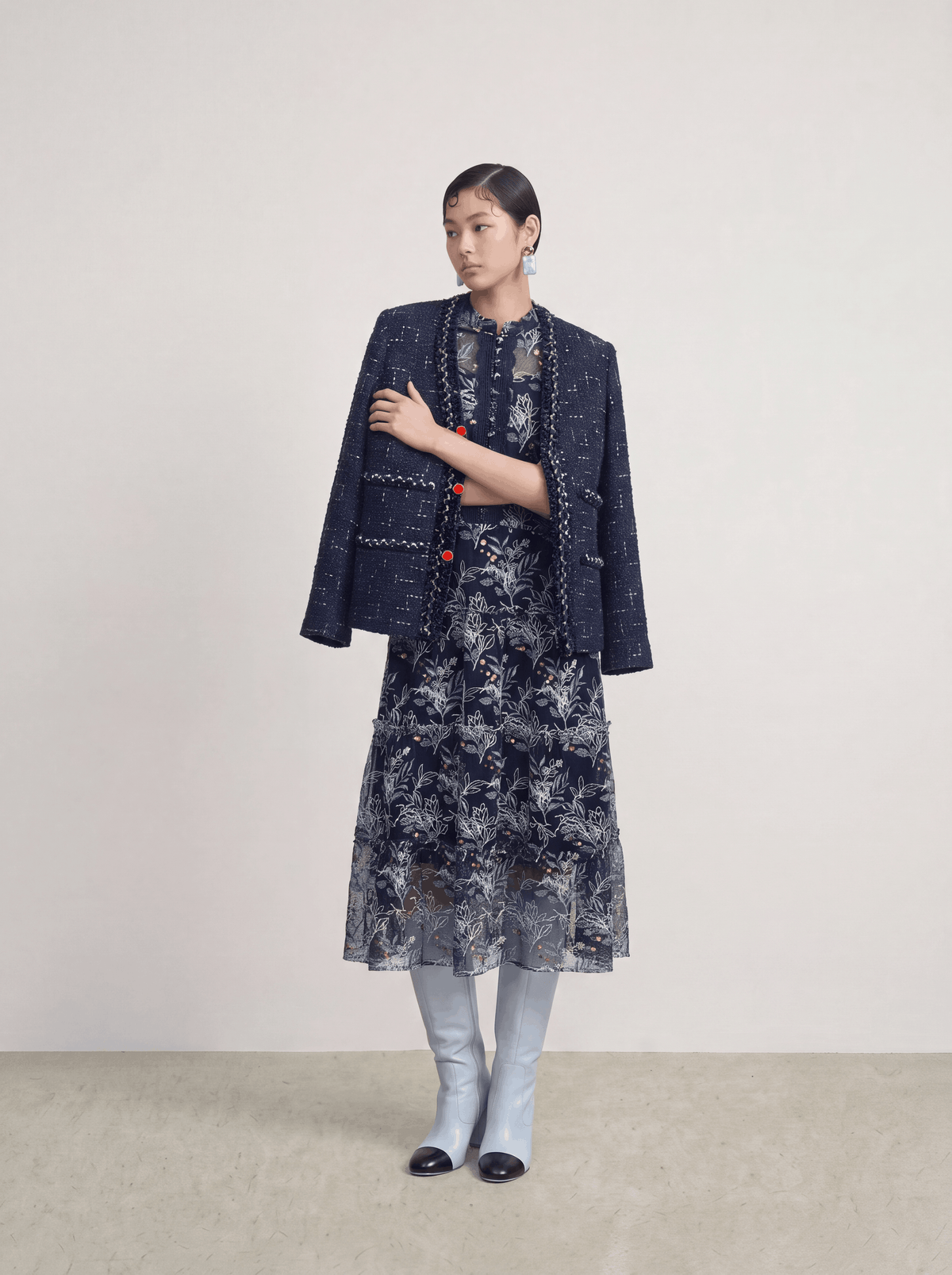 Marine Majesté Tweed Jacket
