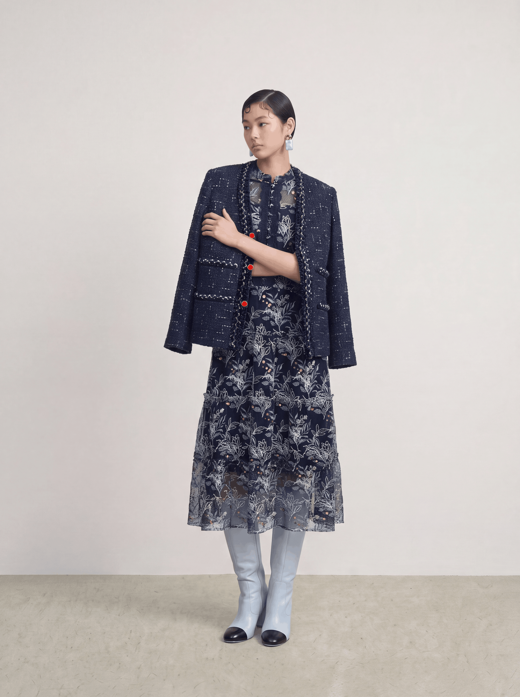 Marine Majesté Tweed Jacket