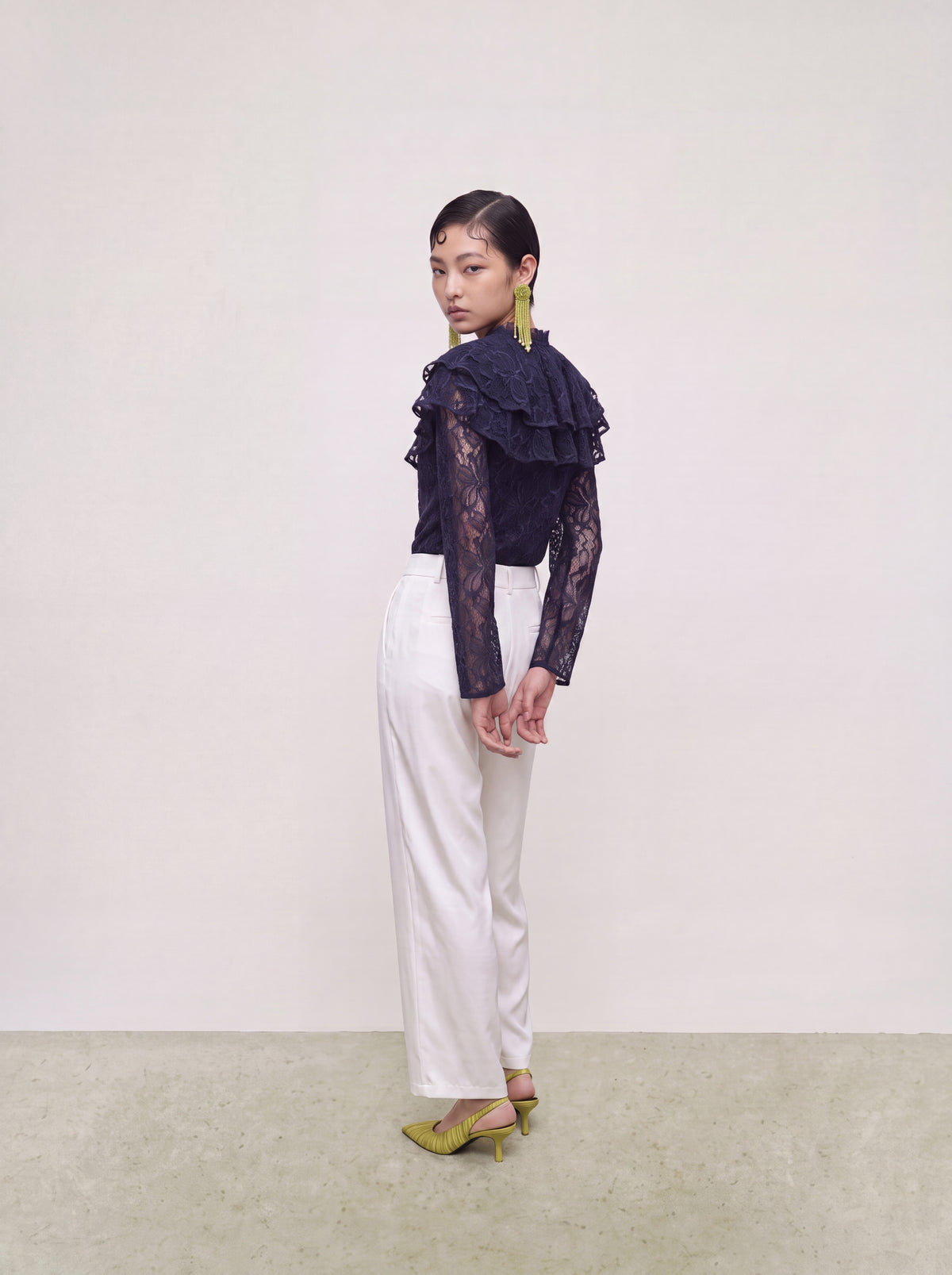Indigo Florale Aria Blouse