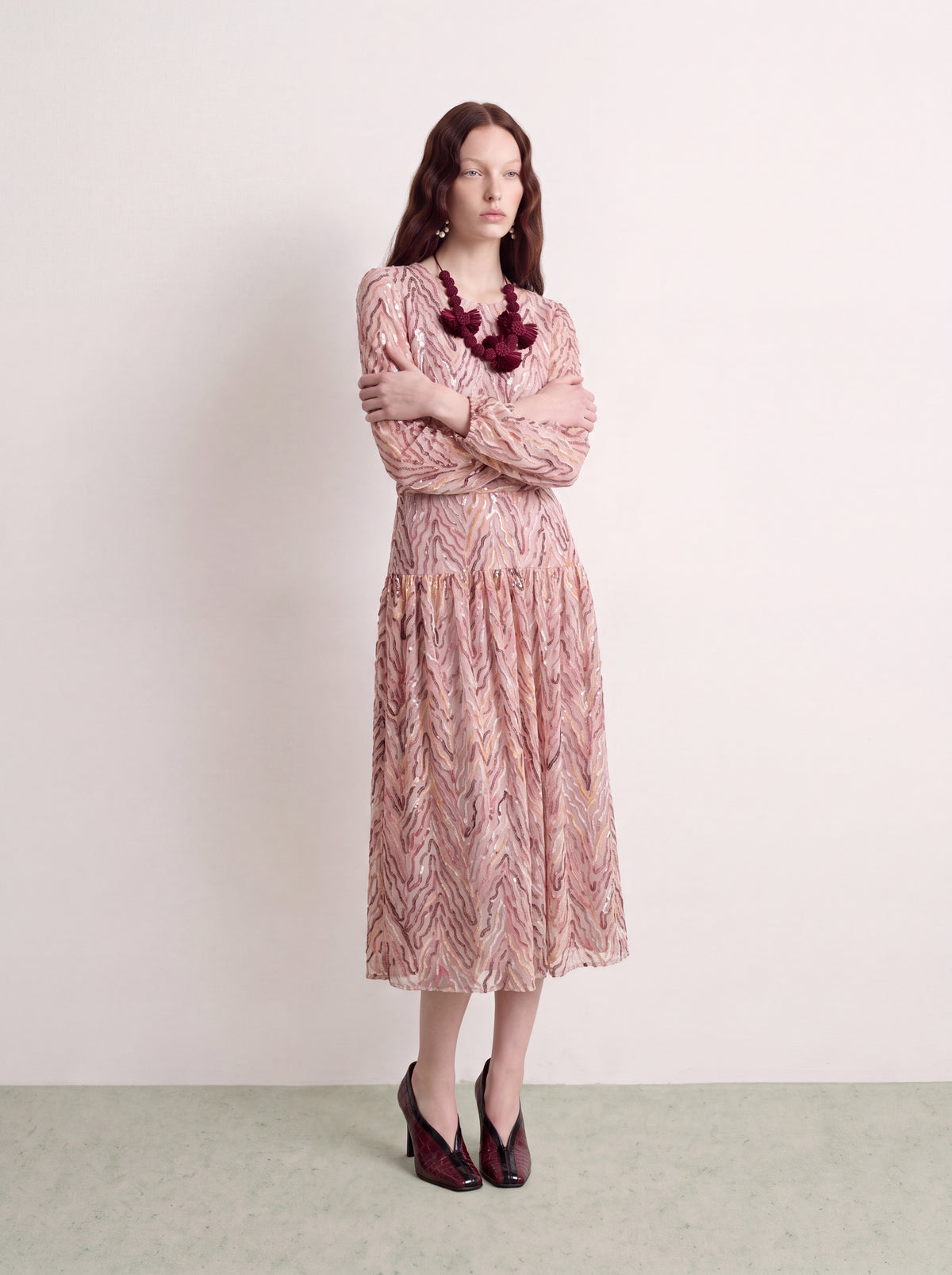 Rosé Jardin Harmonie Dress