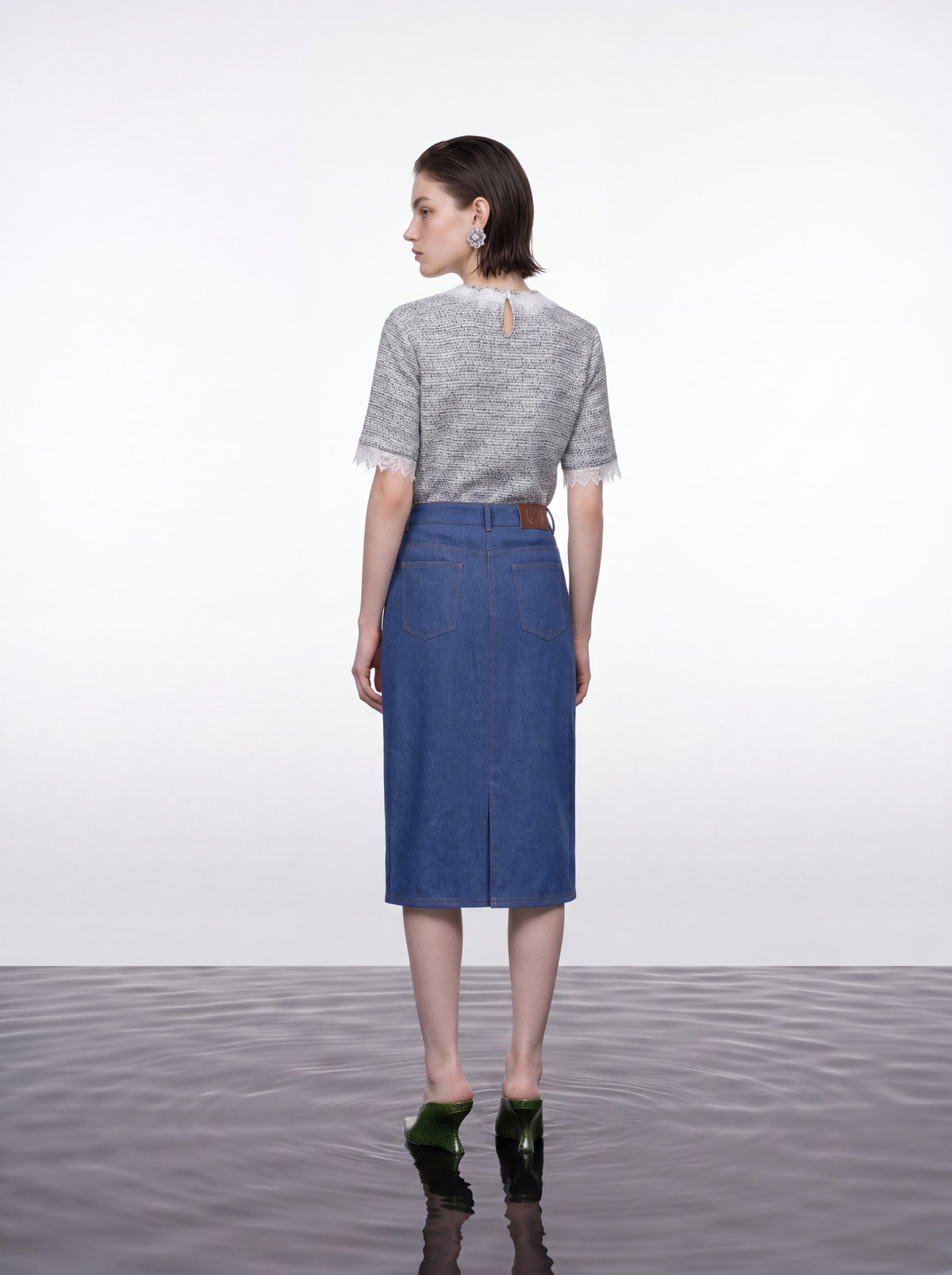 Knit Lace Trimmed Heritage Top