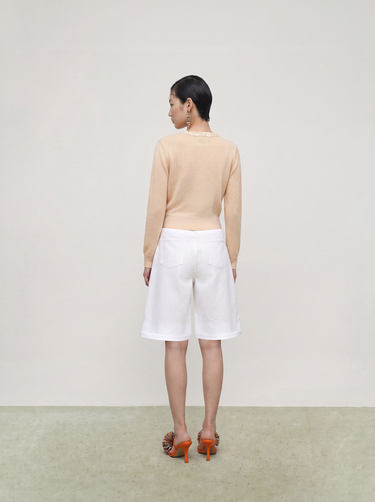 Champagne Jardin Orné Cardigan