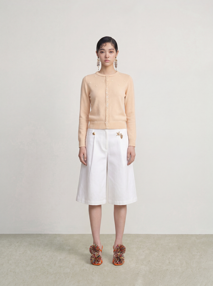 Champagne Jardin Orné Cardigan