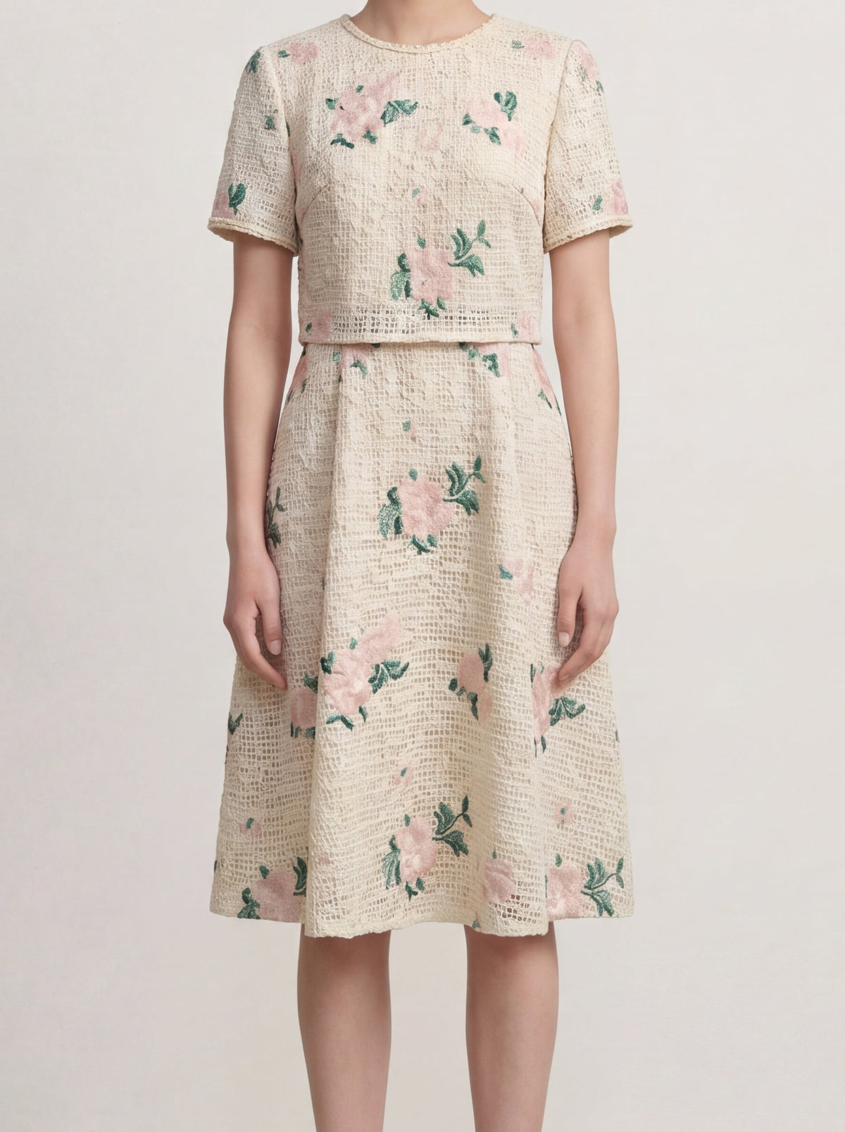 Crème Jardin Bloom Dress