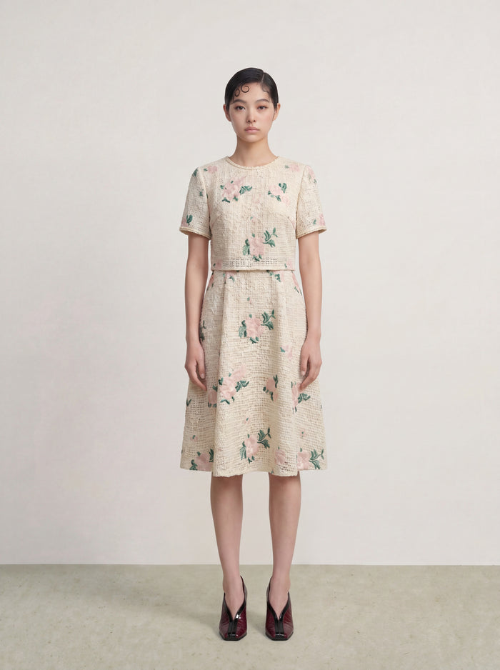 Crème Jardin Bloom Dress