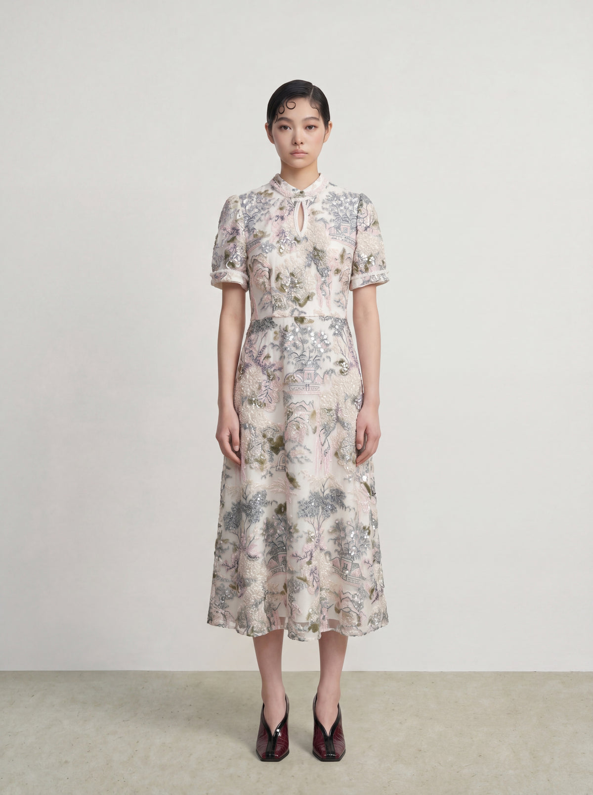 Jardin Scène Tapestry Dress