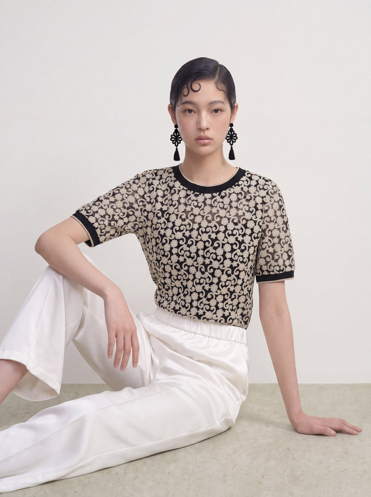 Ébène Doré Arabesque Top