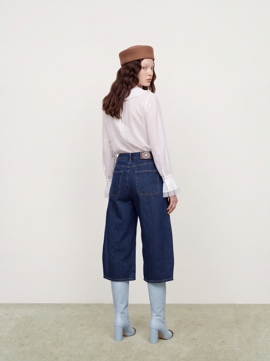 Bleu Denim Classique Shorts