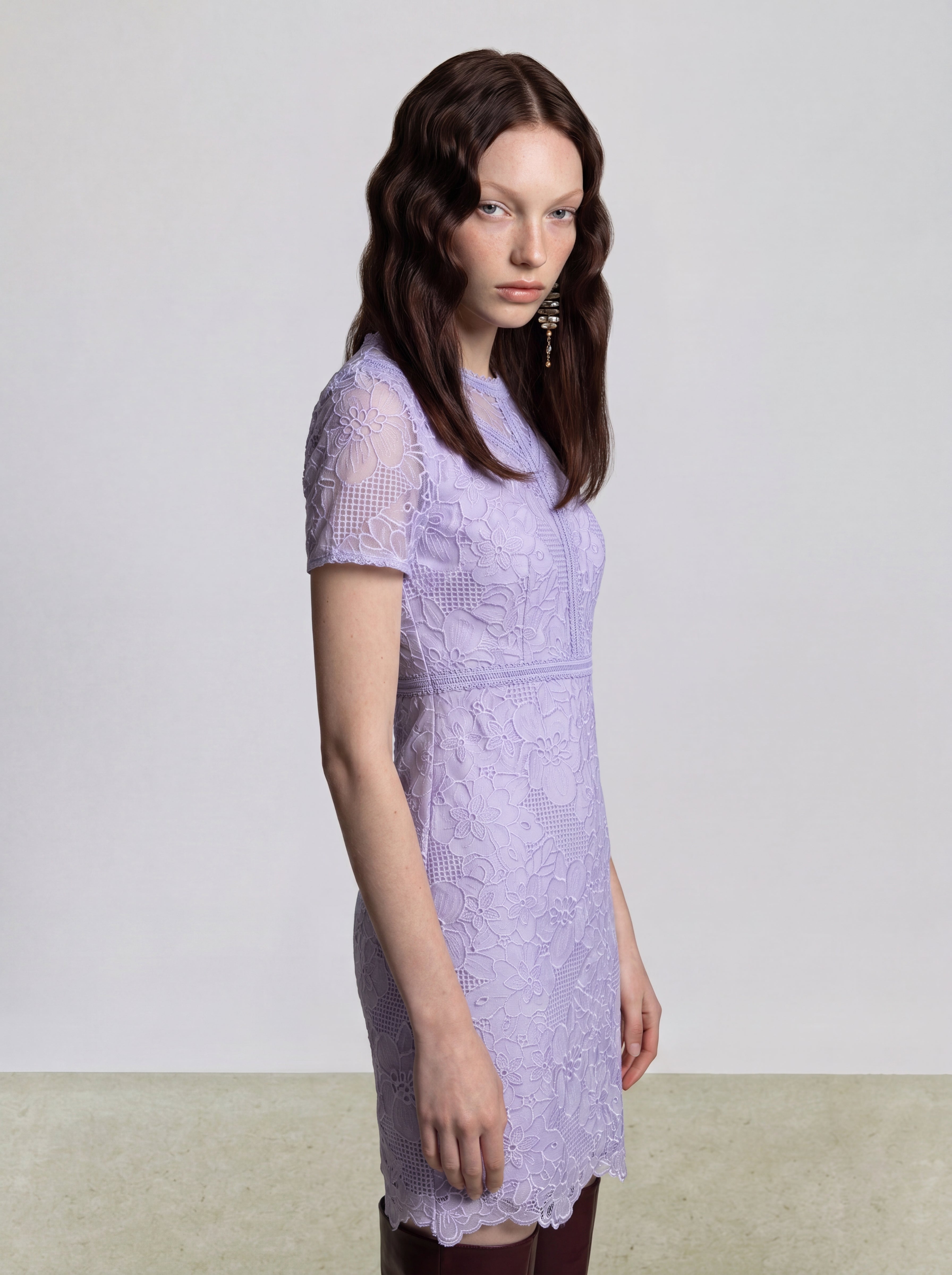 Lavande Dentelle Jardin Dress