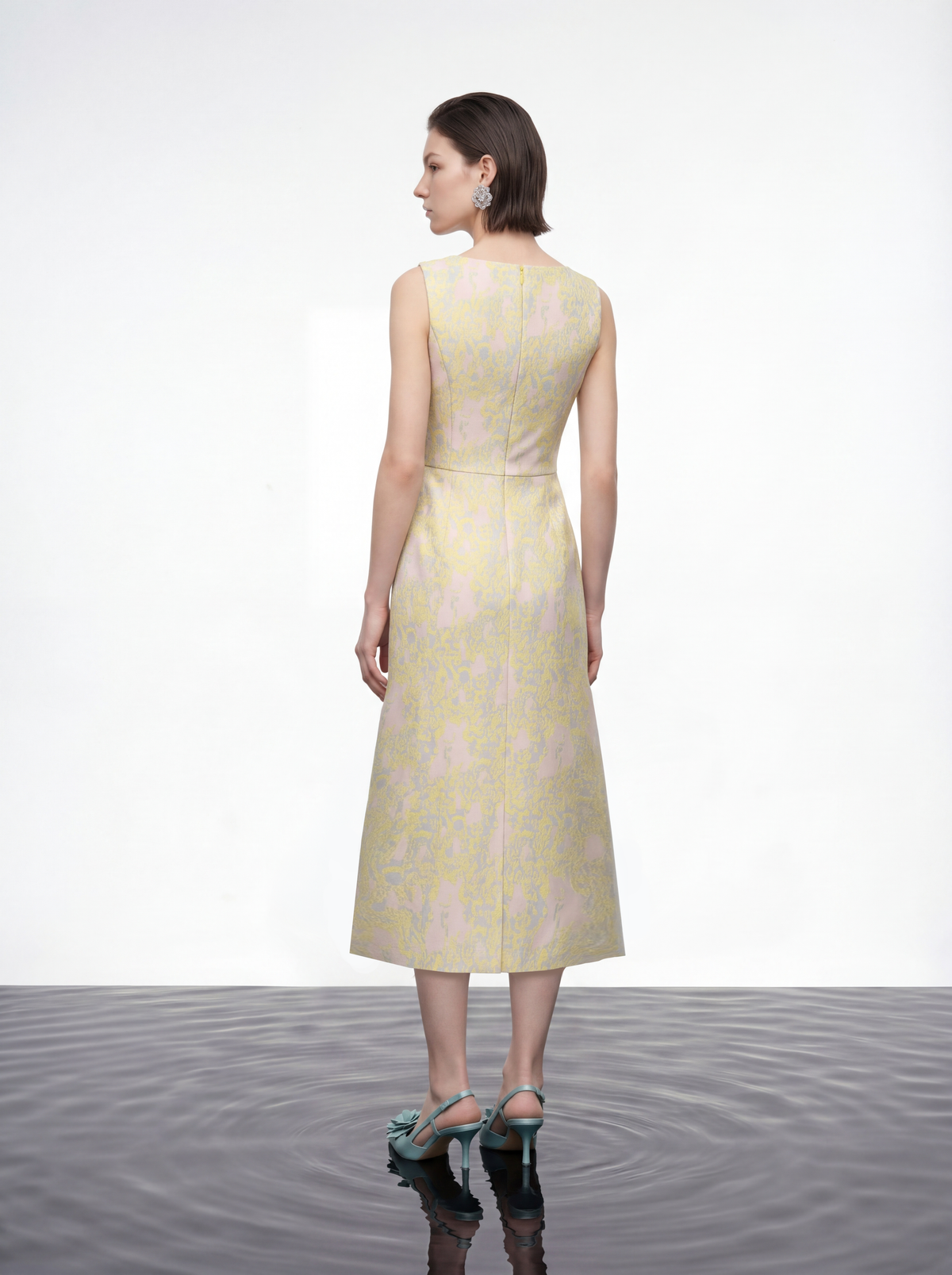 Pastel Abstract Bloom Dress