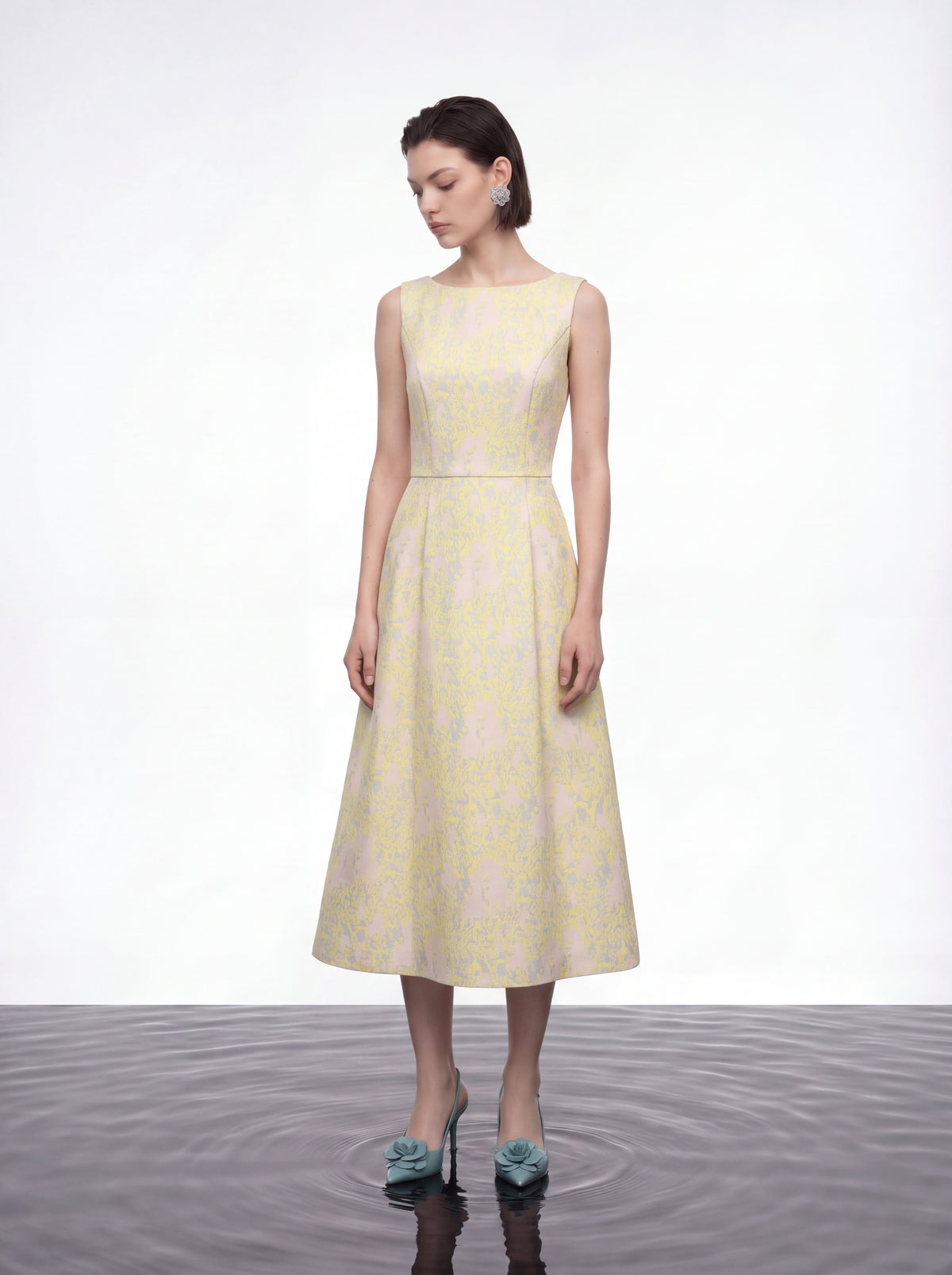 Pastel Abstract Bloom Dress