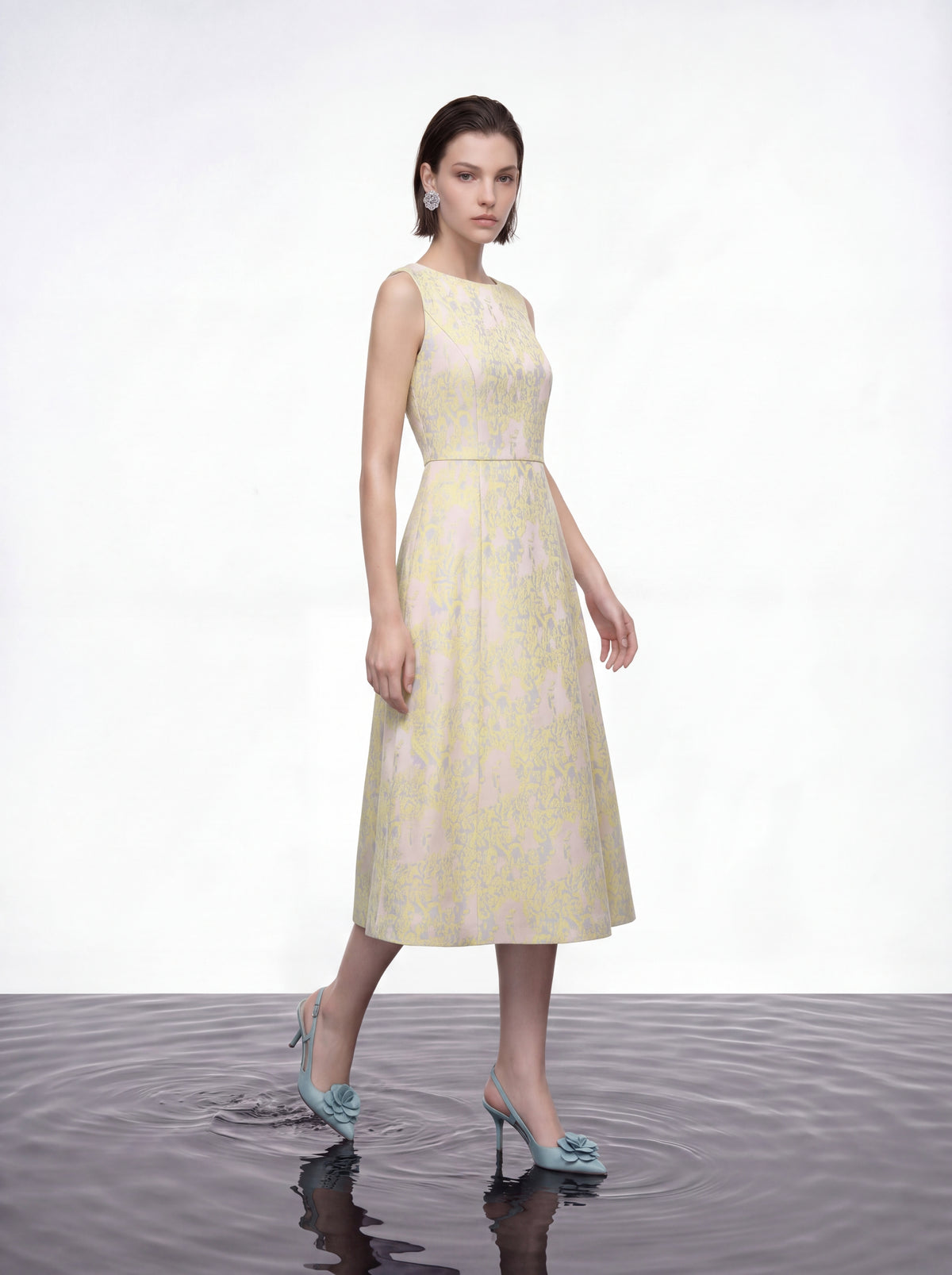Pastel Abstract Bloom Dress