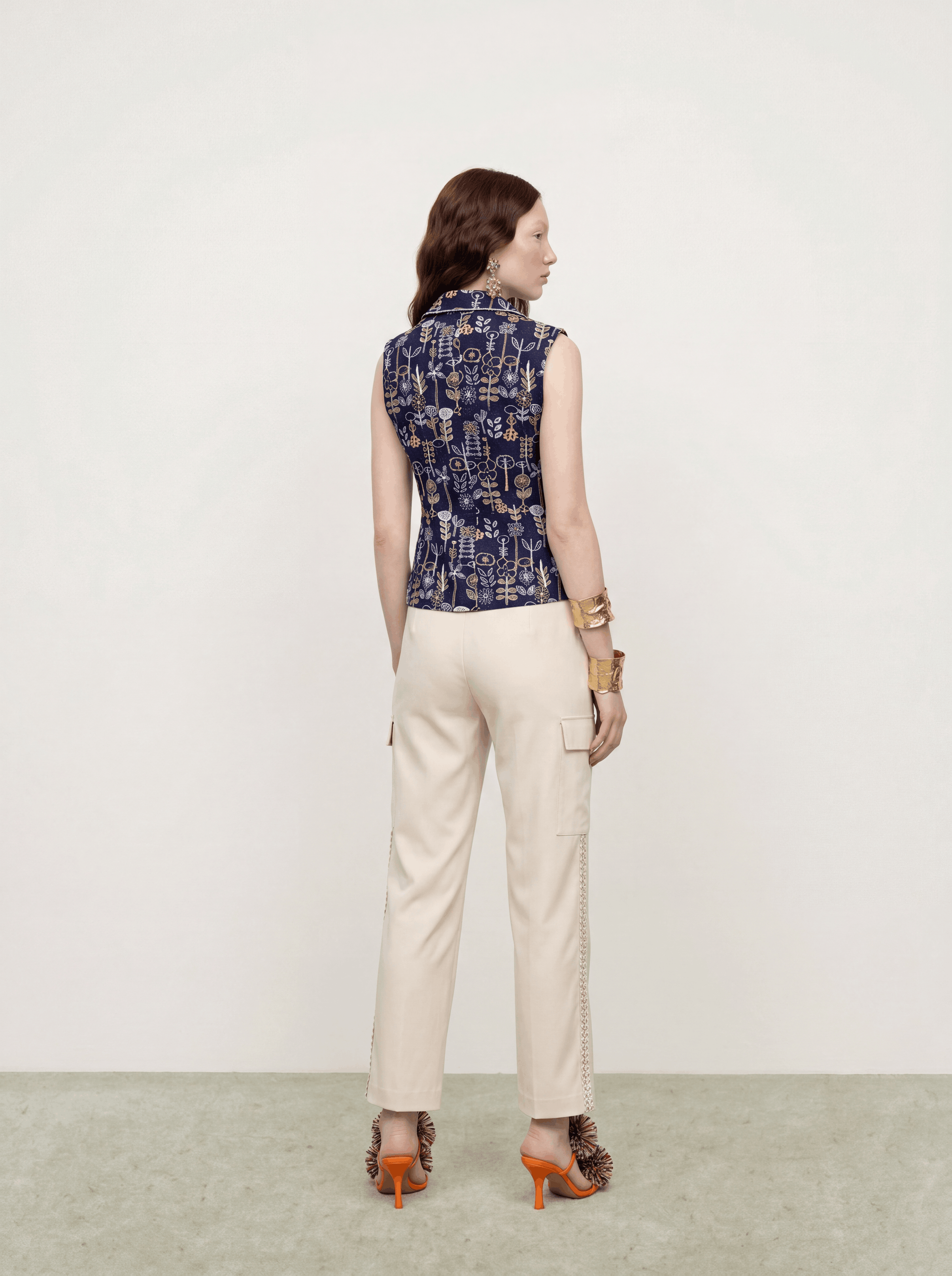 Midnight Jardin Orné Vest