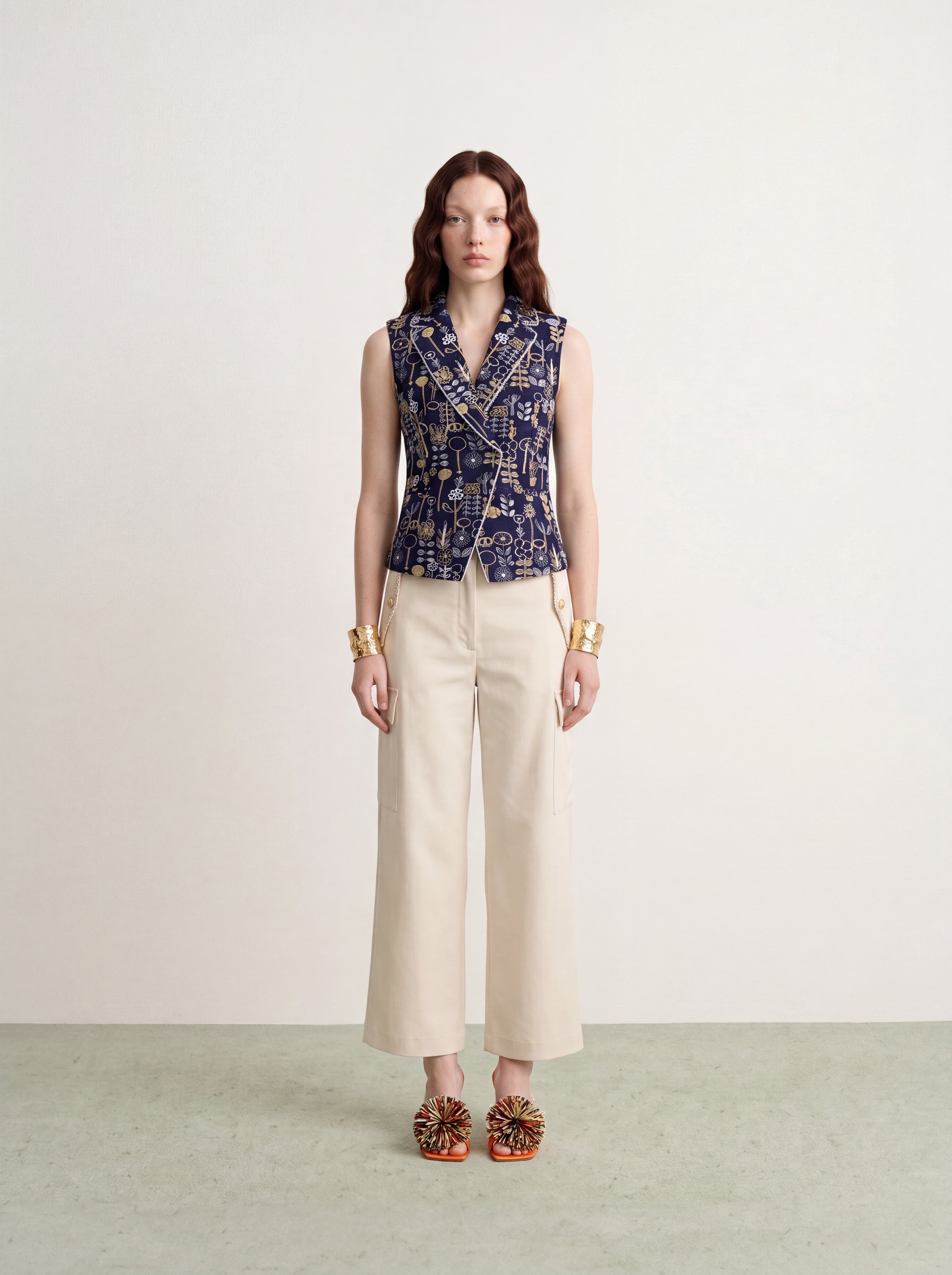 Midnight Jardin Orné Vest