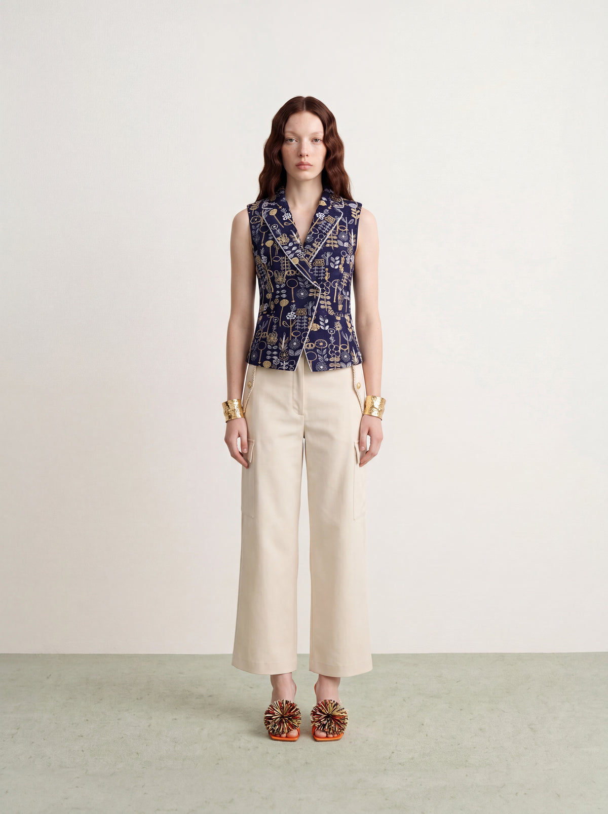 Midnight Jardin Orné Vest