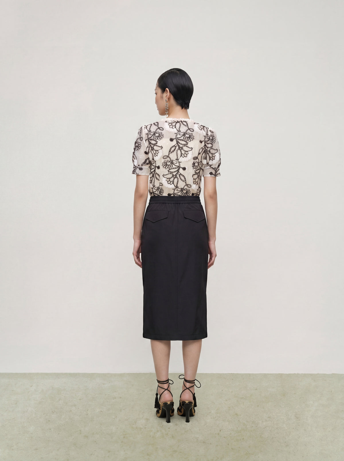 Floral Dentelle Blouse
