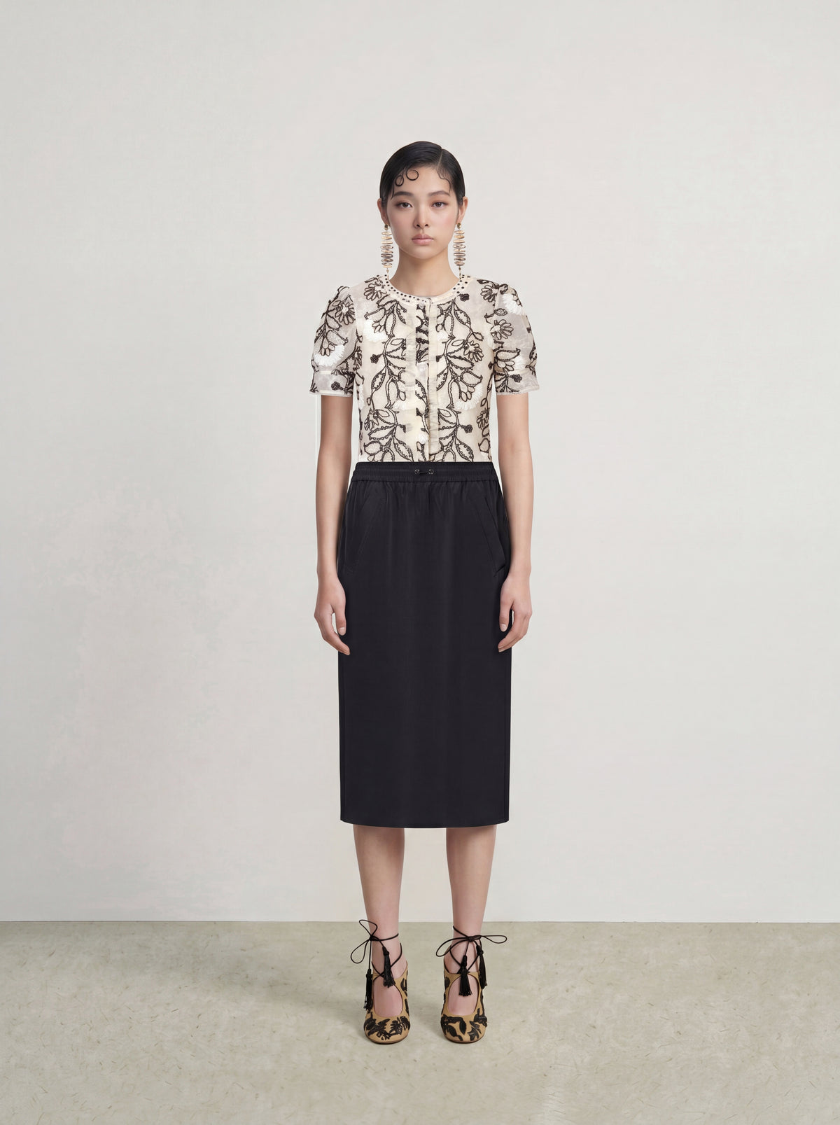 Floral Dentelle Blouse