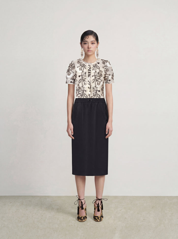 Floral Dentelle Blouse