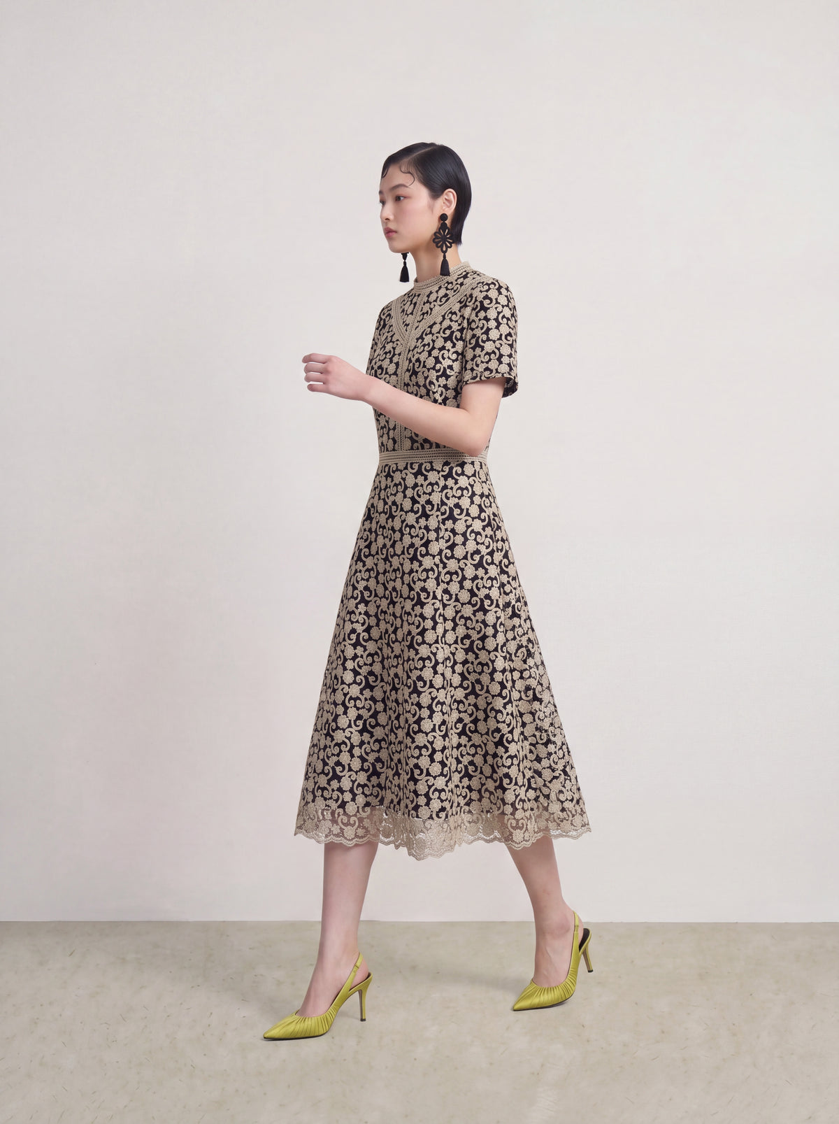 Ébène Doré Arabesque Dress