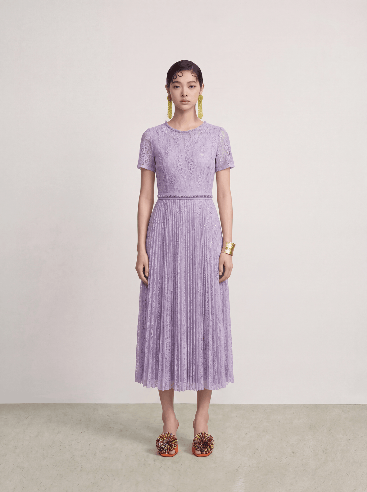 Lavande Florale Lumière Dress