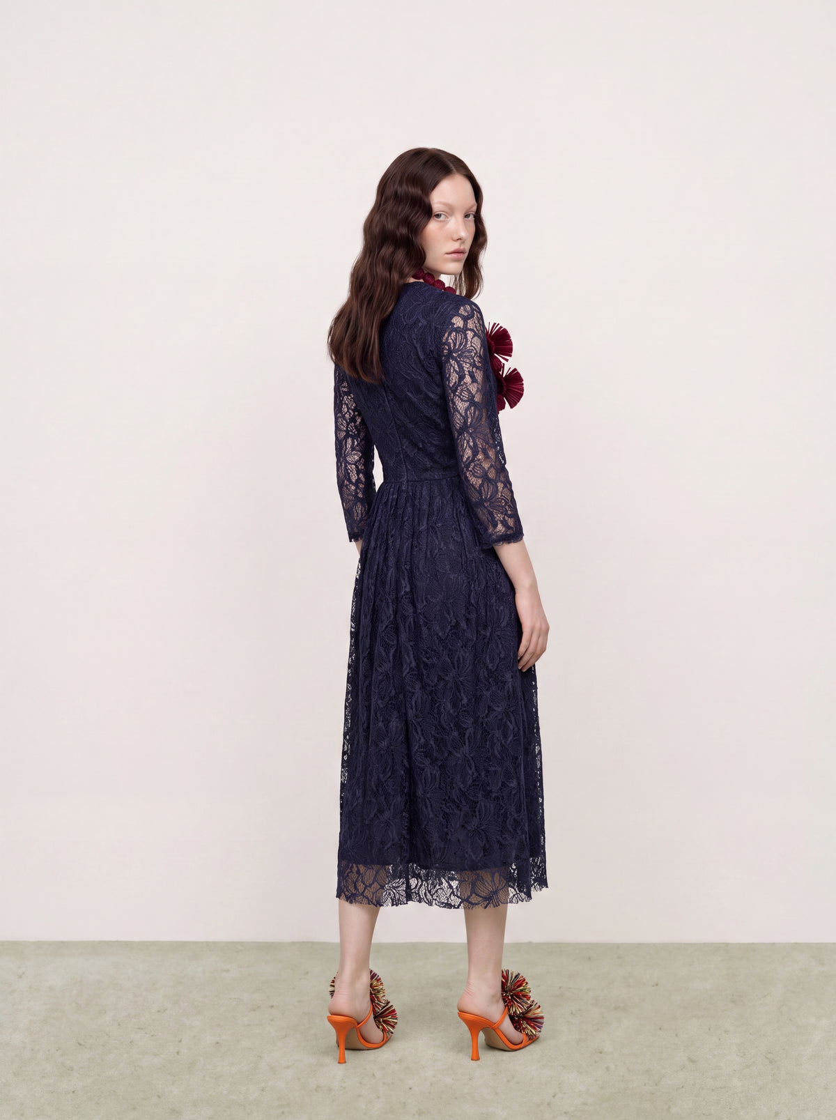Indigo Florale Cantabile Dress